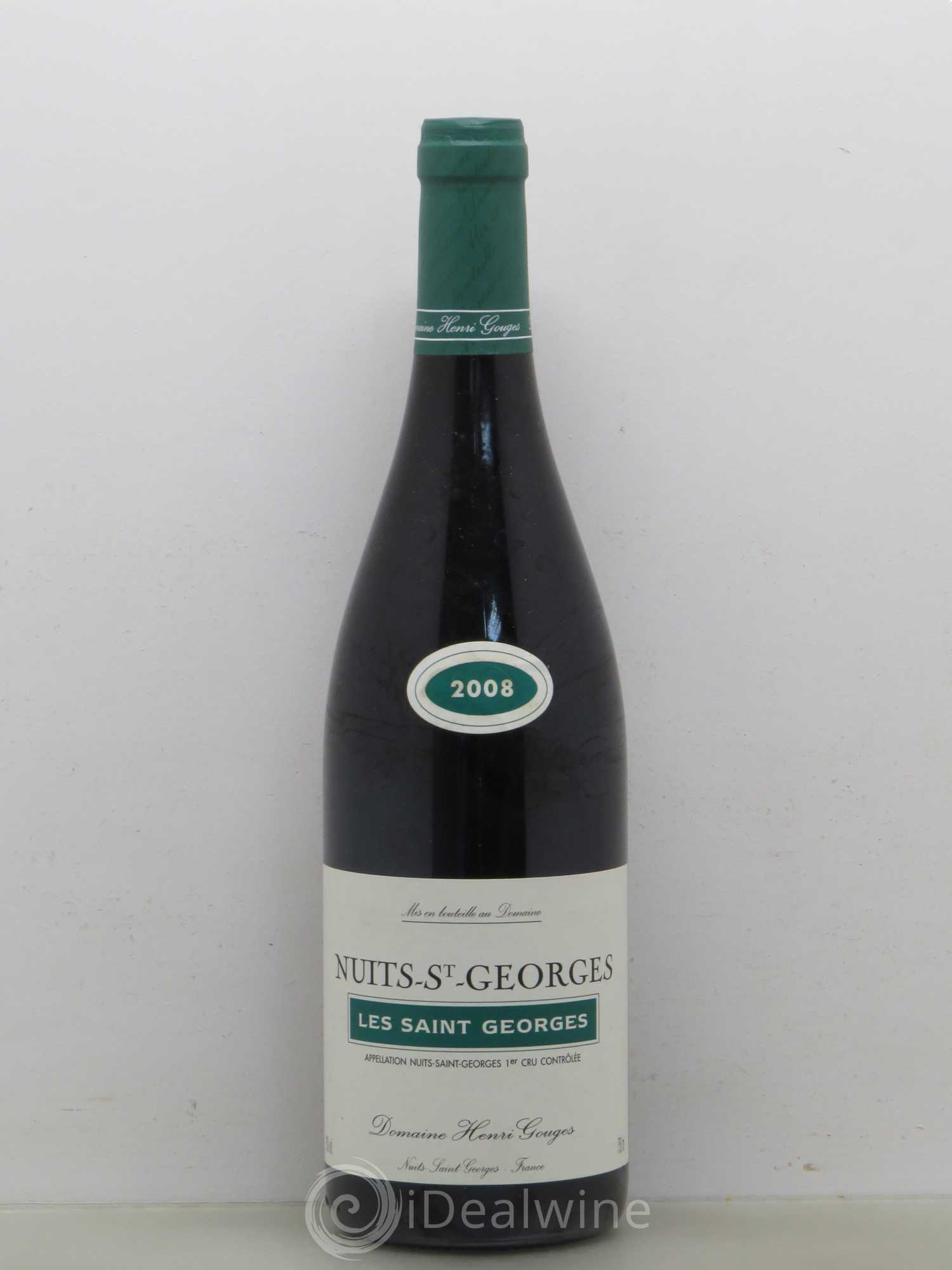 Nuits-Saint-Georges 1er Cru Les Saints Georges Henri Gouges 2008 - Lot de 1 bouteille - 0