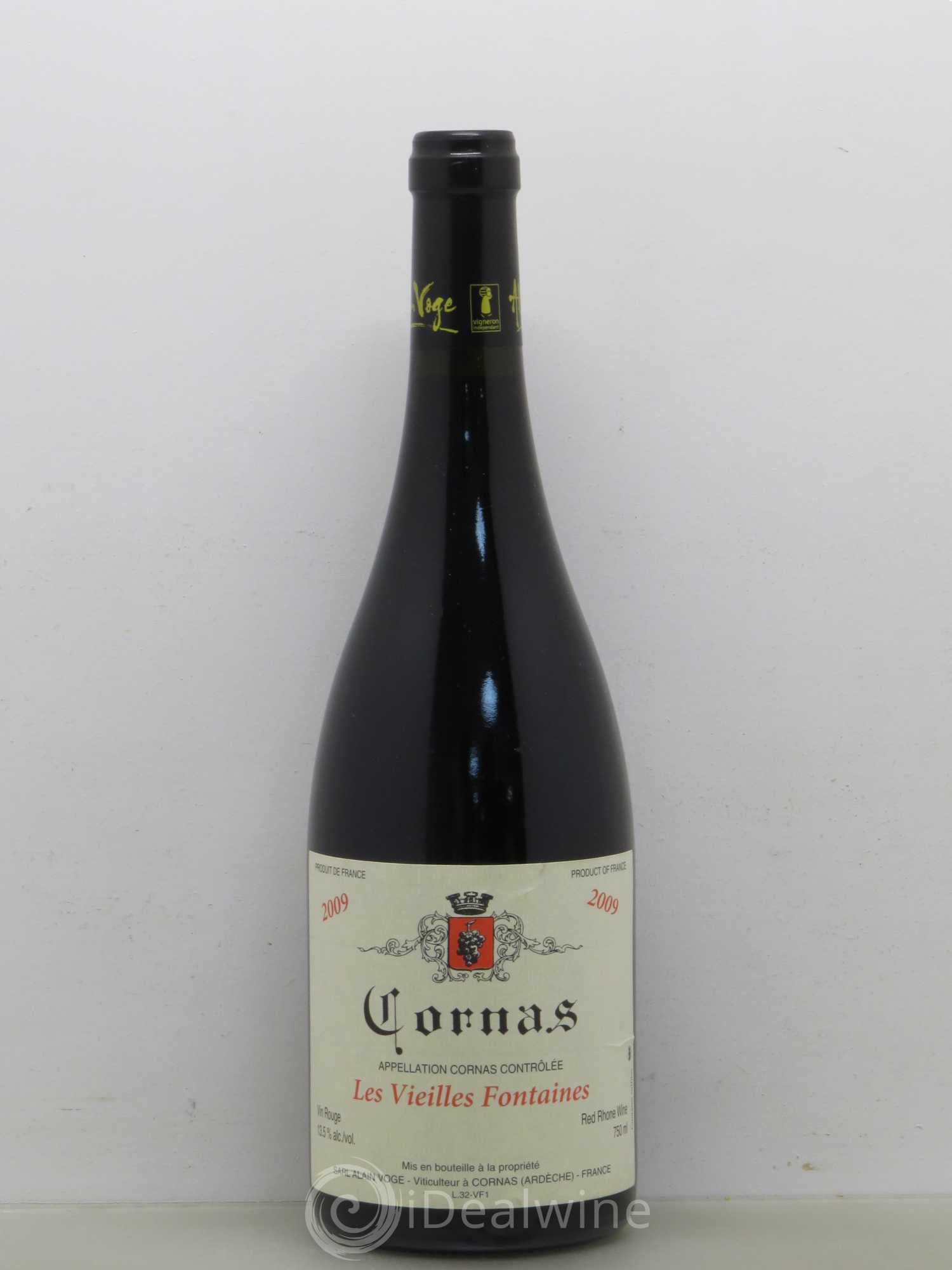 Cornas Les Vieilles Fontaines Alain Voge (Domaine) 2009 - Lot de 1 bouteille - 0
