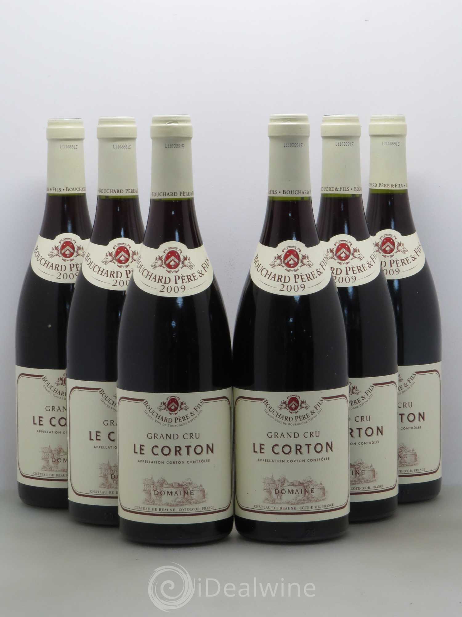 Corton Grand Cru Le Corton Bouchard Père & Fils 2009 - Lot de 6 bouteilles - 0