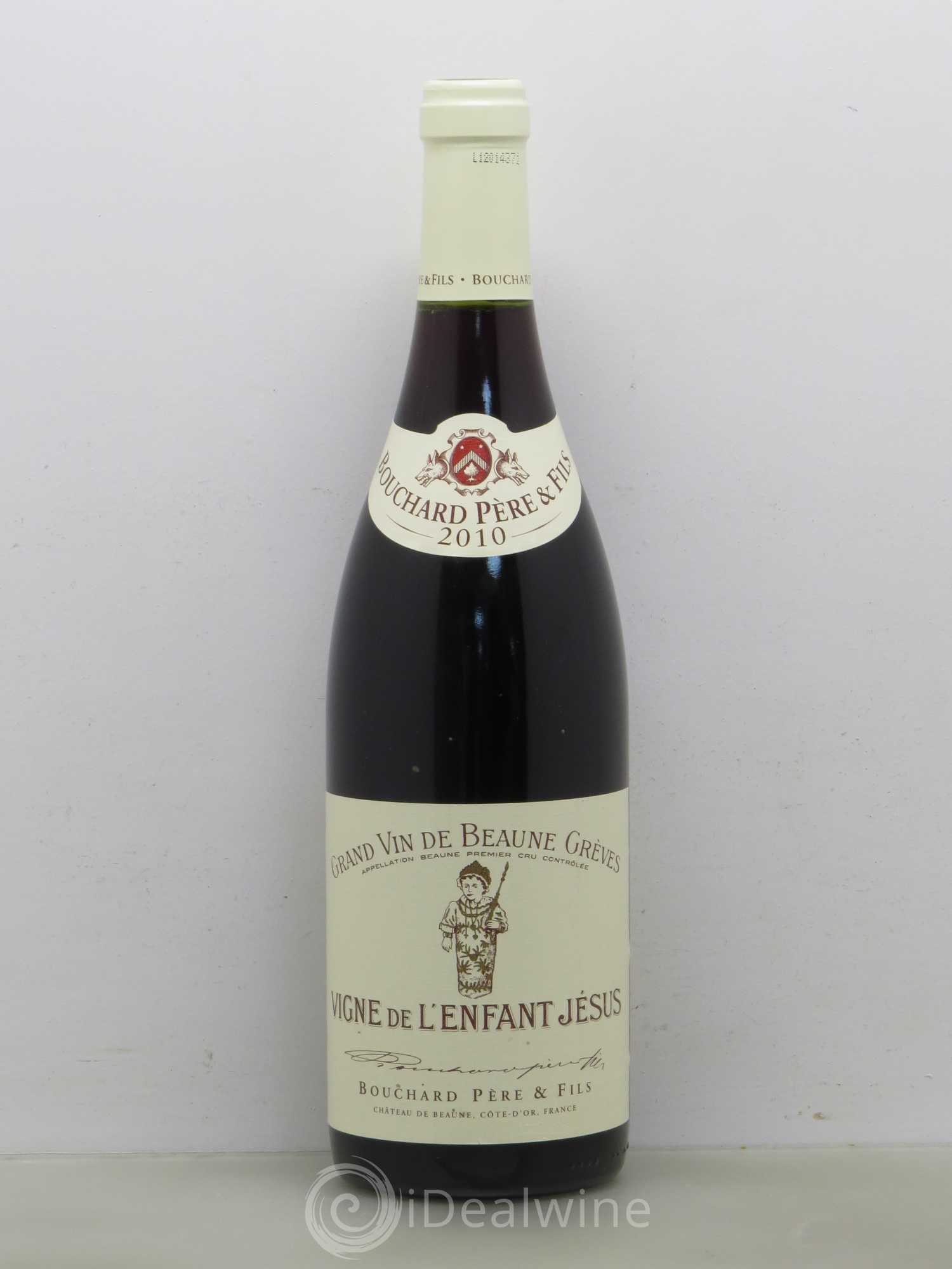 Beaune 1er Cru Grèves - Vigne de l'Enfant Jésus Bouchard Père & Fils 2010 - Lot de 1 bouteille - 0