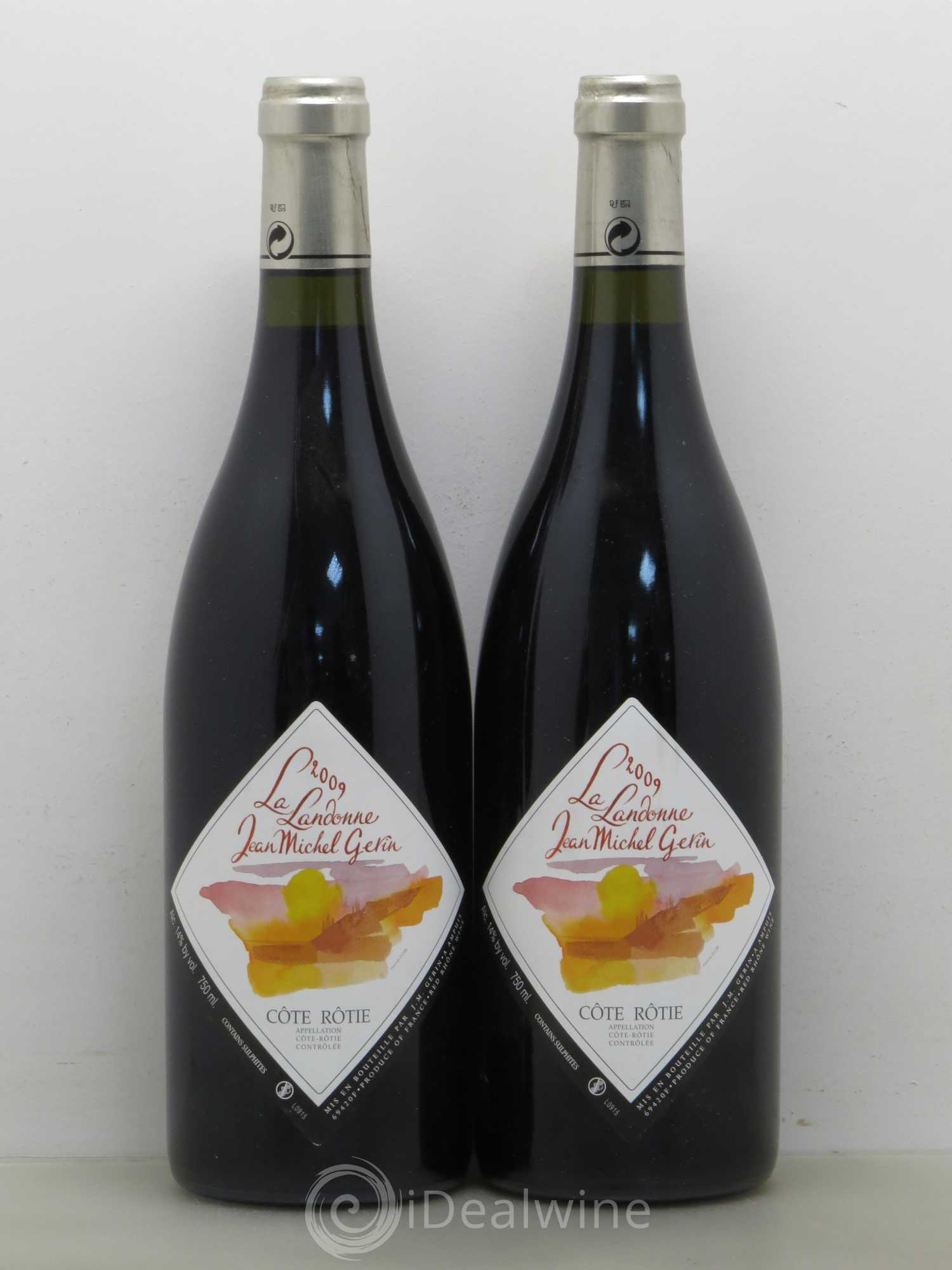 Côte-Rôtie La Landonne Jean-Michel Gerin 2009 - Lot de 2 bouteilles - 0