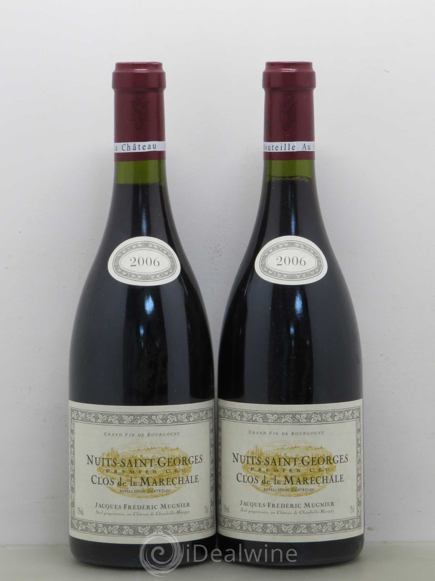 Nuits-Saint-Georges 1er Cru Clos de La Maréchale Jacques-Frédéric Mugnier 2006 - Lot de 2 bouteilles - 0