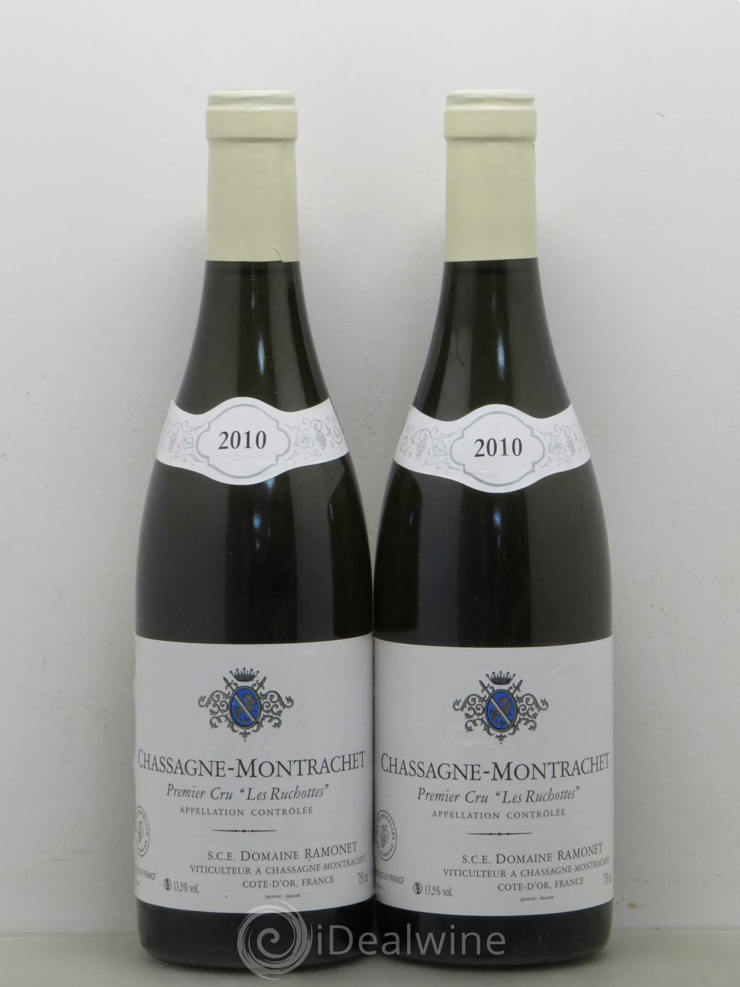 Chassagne-Montrachet 1er Cru Les Ruchottes Ramonet (Domaine) 2010 - Lot de 2 bouteilles - 0