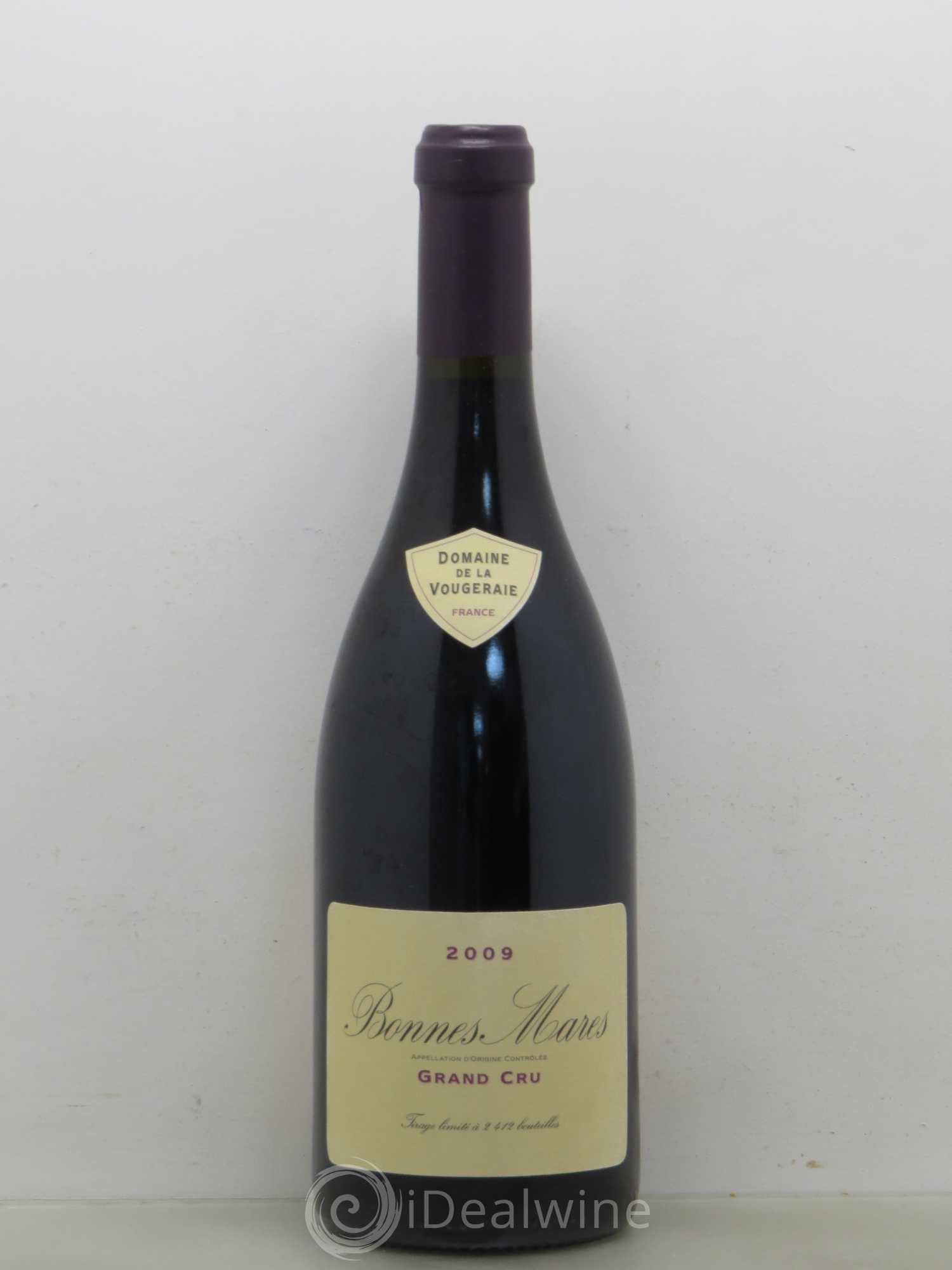 Bonnes-Mares Grand Cru La Vougeraie 2009 - Lot de 1 bouteille - 0