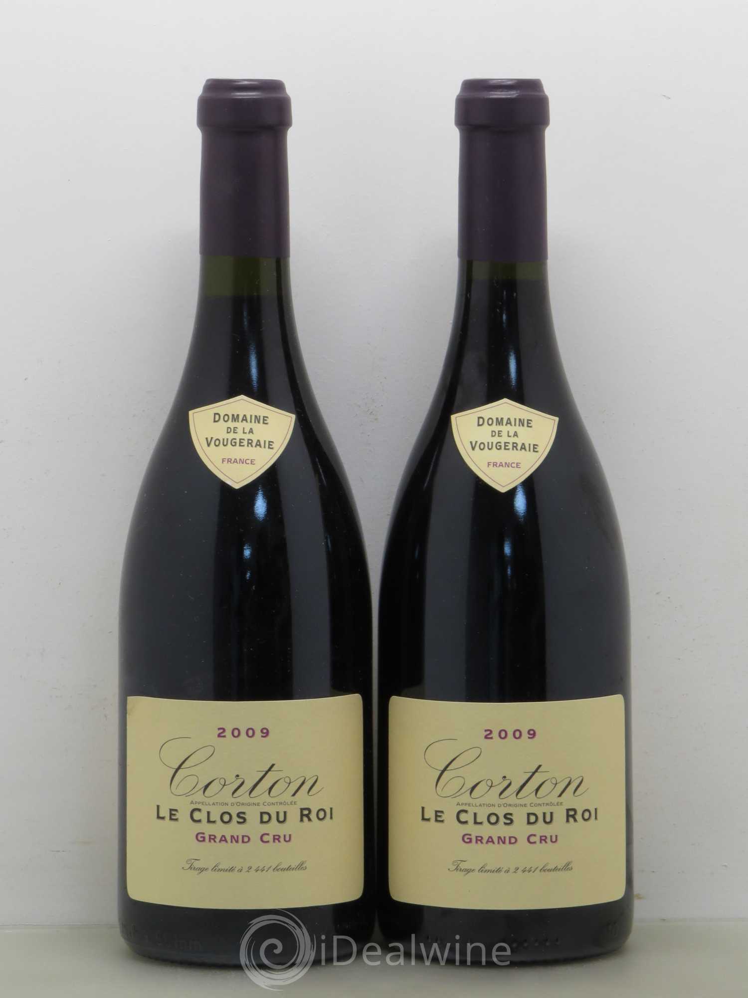 Corton Grand Cru Le Clos du Roi La Vougeraie 2009 - Lot de 2 bouteilles - 0