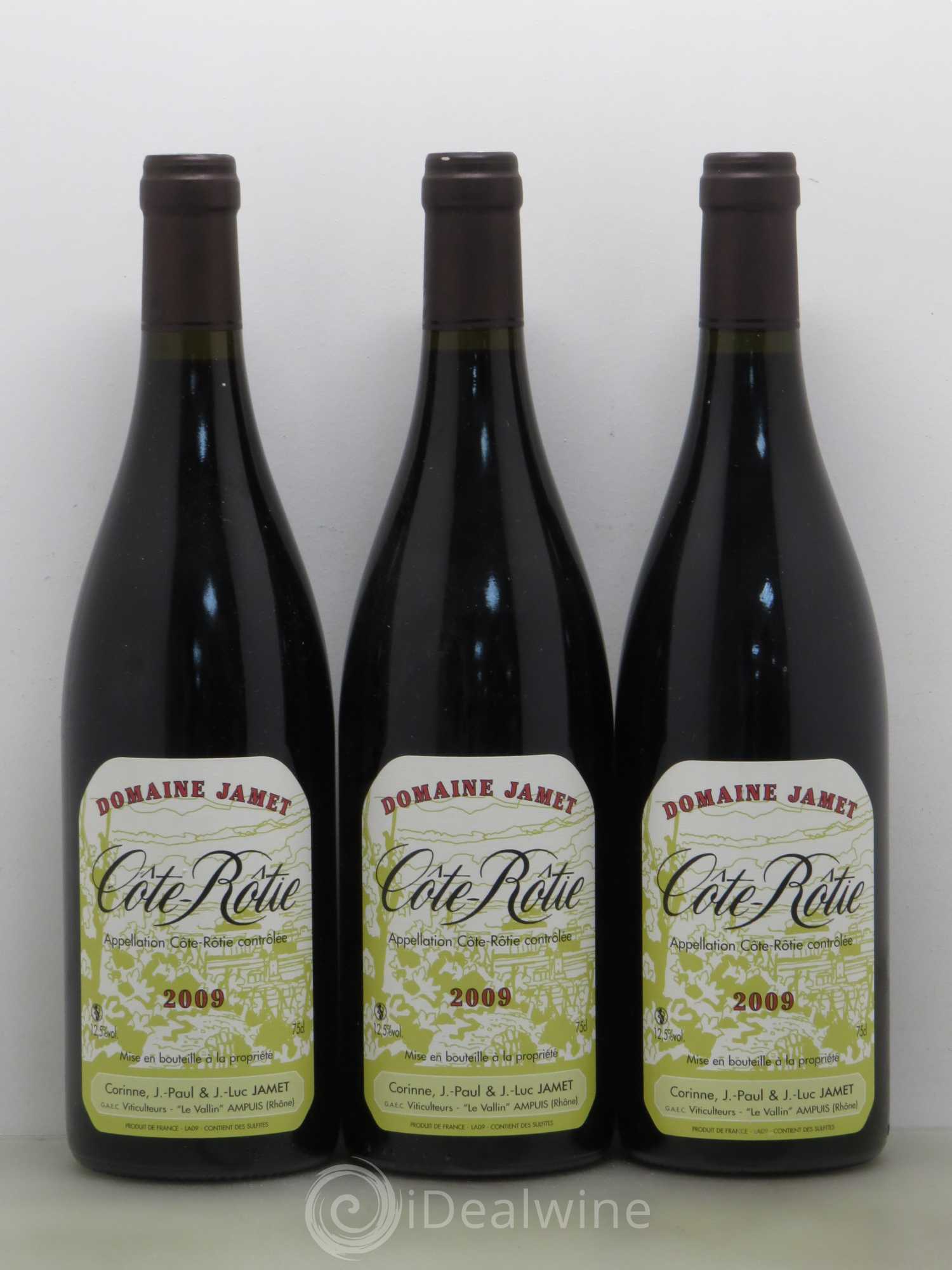 Côte-Rôtie Jamet (Domaine) 2009 - Lot de 3 bouteilles - 0