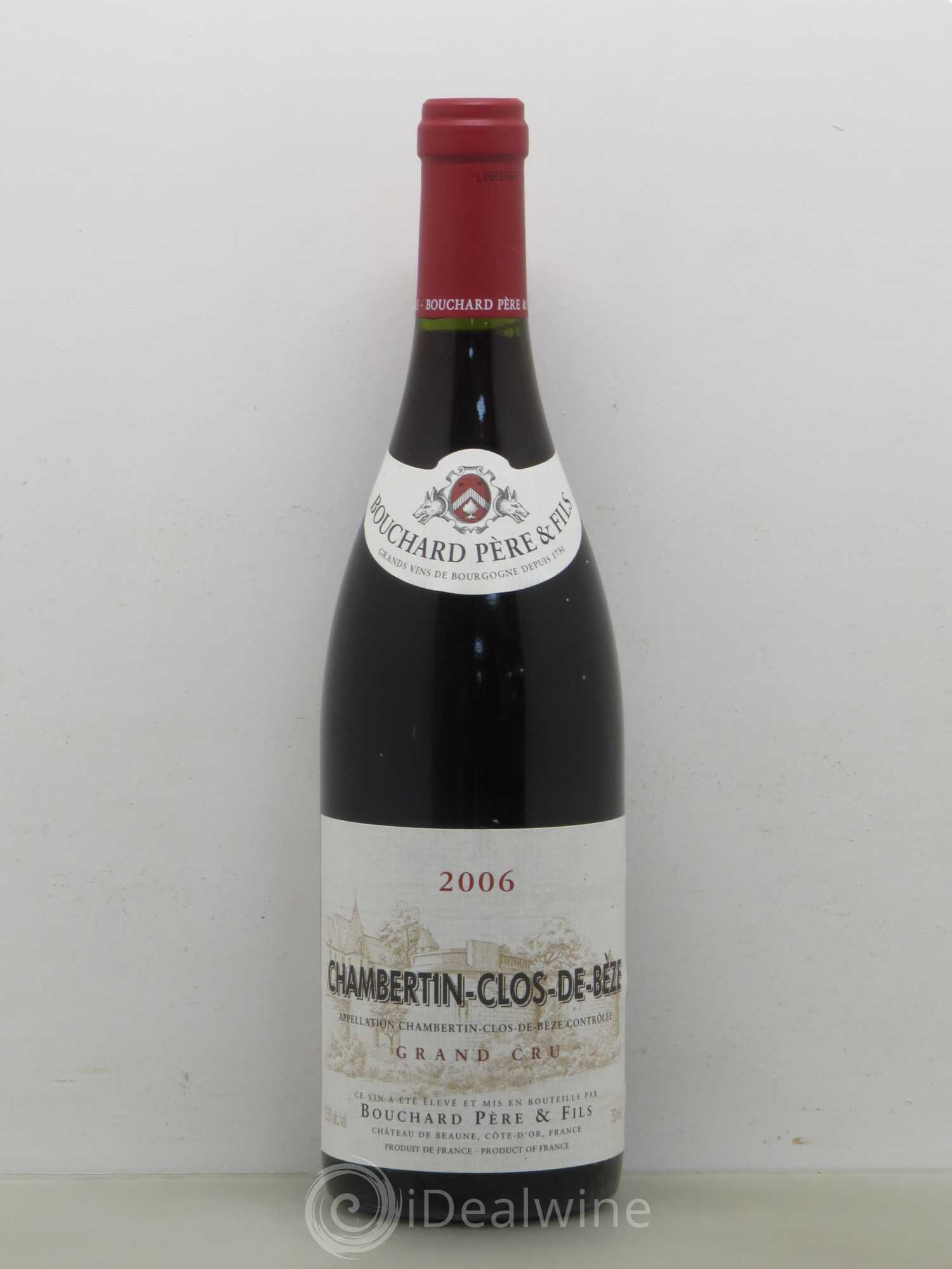 Chambertin Clos de Bèze Grand Cru Bouchard Père & Fils 2006 - Lot de 1 bouteille - 0