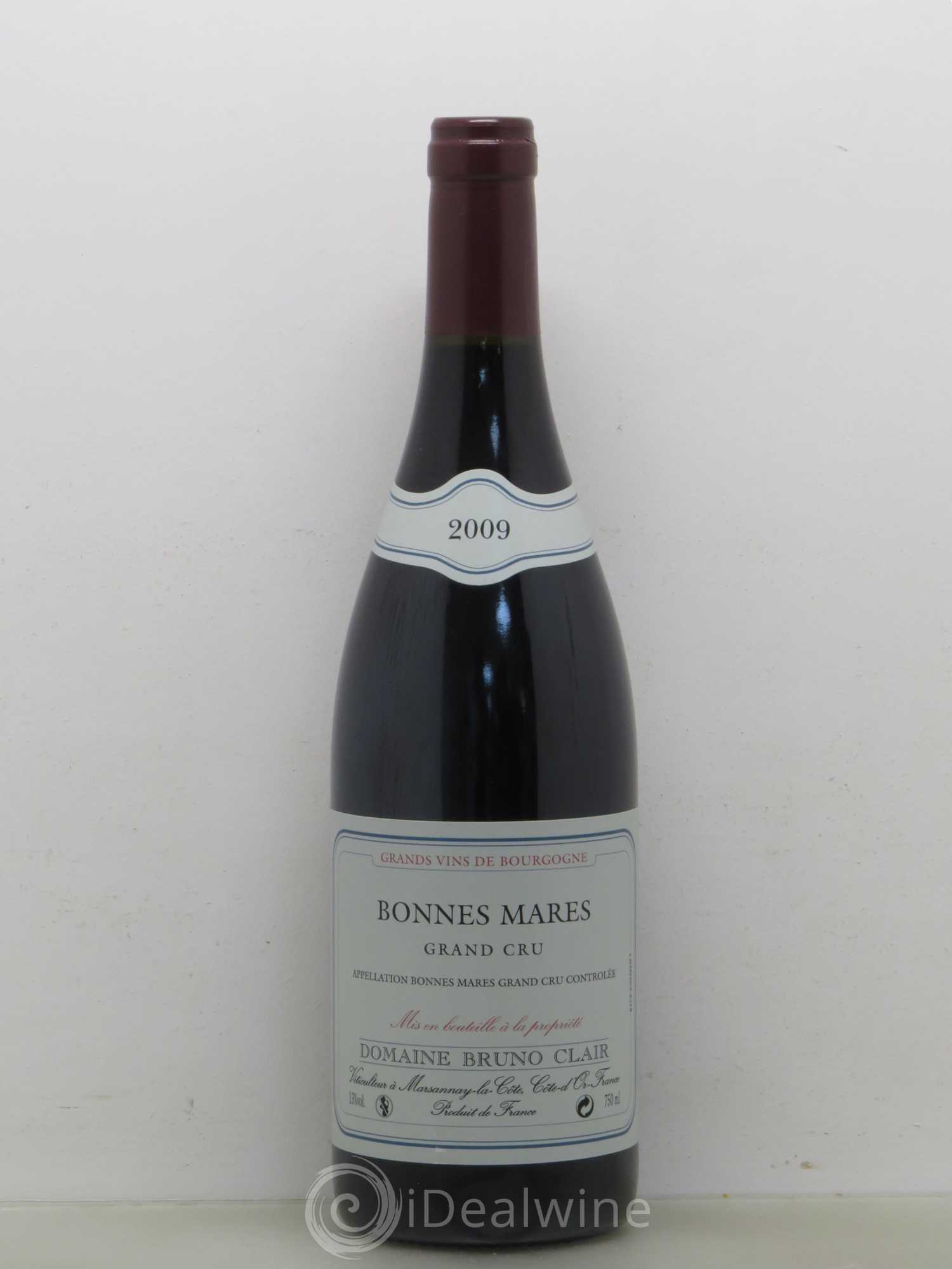 Bonnes-Mares Grand Cru Bruno Clair (Domaine) 2009 - Lot de 1 bouteille - 0