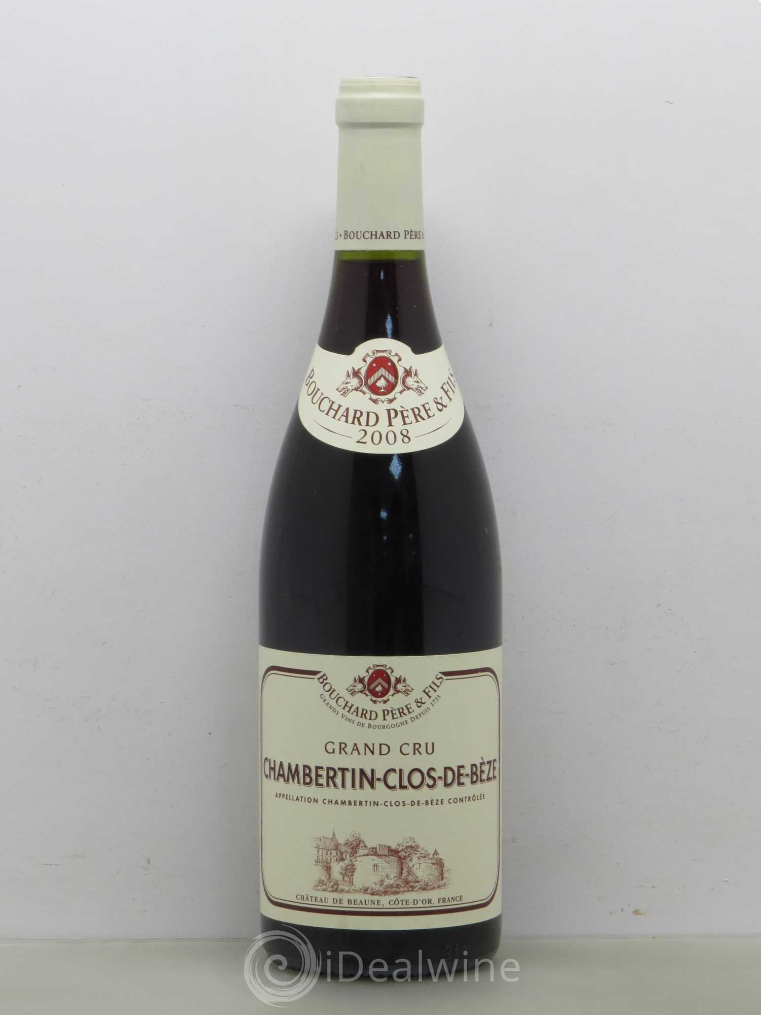 Chambertin Clos de Bèze Grand Cru Bouchard Père & Fils 2008 - Lot de 1 bouteille - 0