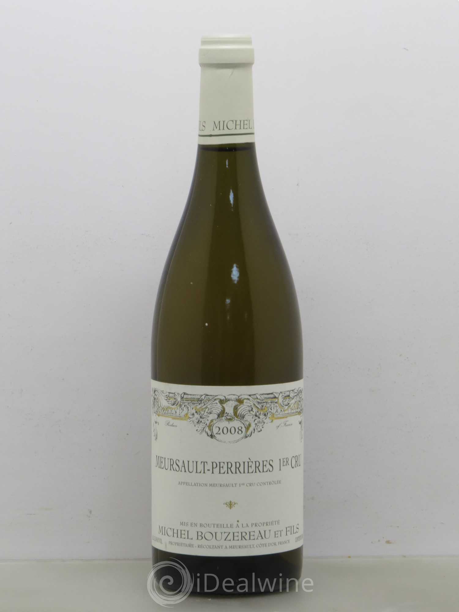 Meursault 1er Cru Perrières Michel Bouzereau et Fils (Domaine) 2008 - Lot de 1 bouteille - 0
