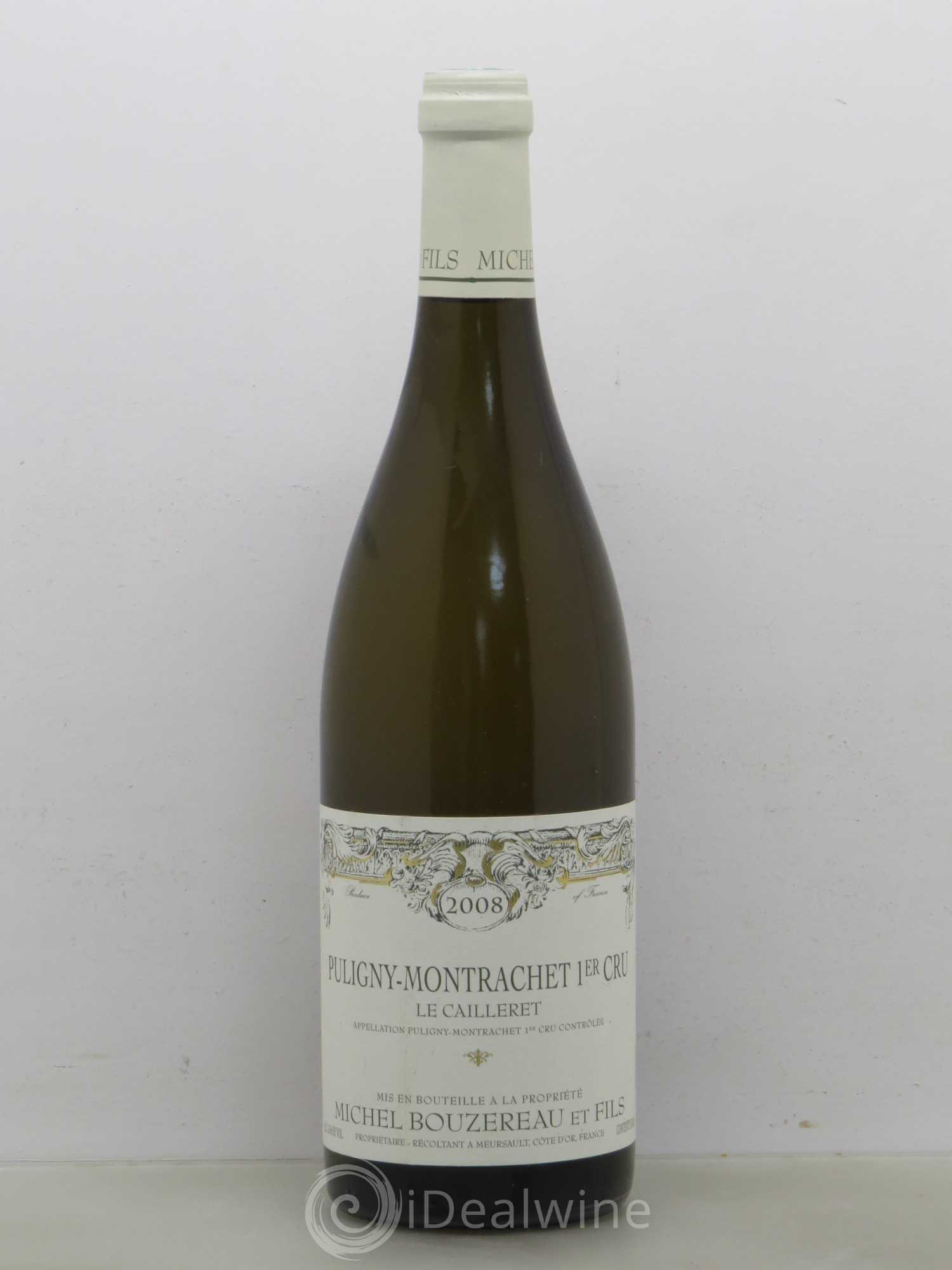 Puligny-Montrachet 1er Cru Le Cailleret Michel Bouzereau et Fils (Domaine) 2008 - Lot de 1 bouteille - 0