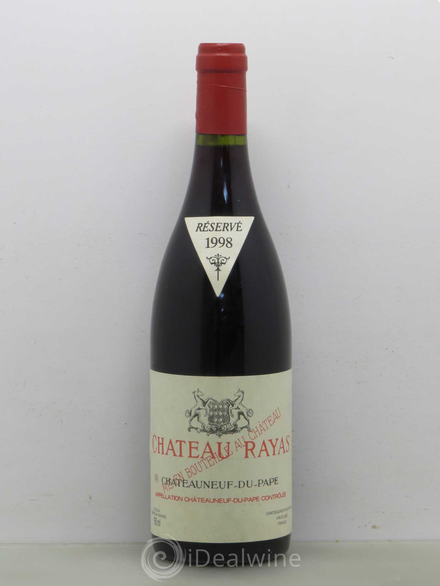 Châteauneuf-du-Pape Château Rayas Emmanuel Reynaud 1998 - Lot de 1 bouteille - 0