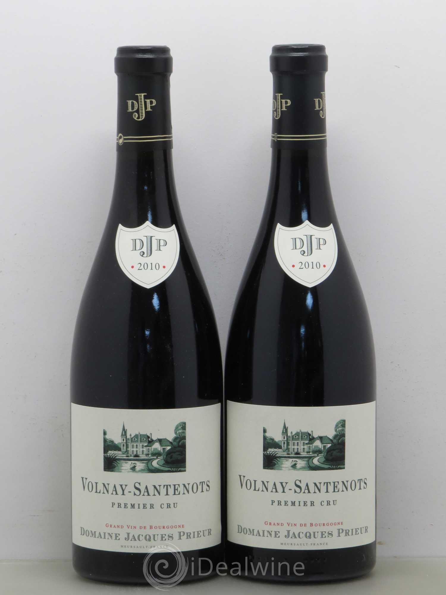 Volnay 1er Cru Santenots Jacques Prieur (Domaine) 2010 - Lot de 2 bouteilles - 0