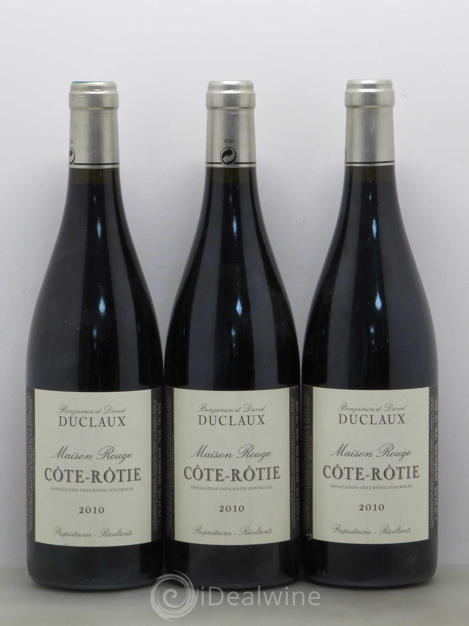 Côte-Rôtie Maison Rouge Domaine Duclaux 2010 - Lot de 6 bouteilles - 1