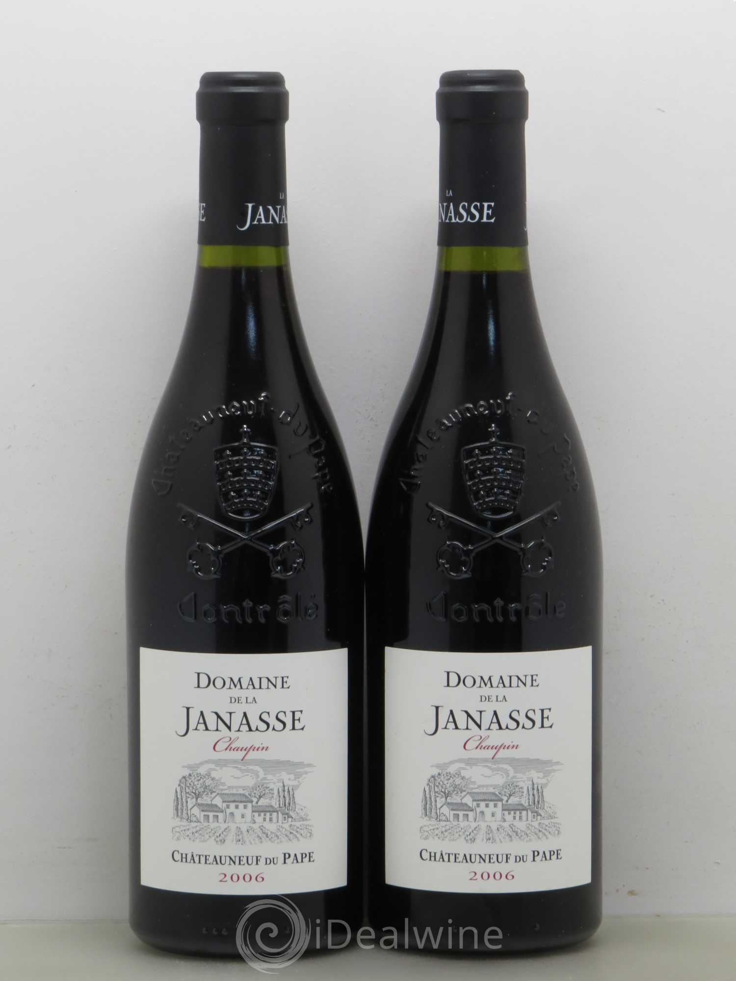 Châteauneuf-du-Pape Cuvée Chaupin La Janasse (Domaine de) 2006 - Lot de 2 bouteilles - 0