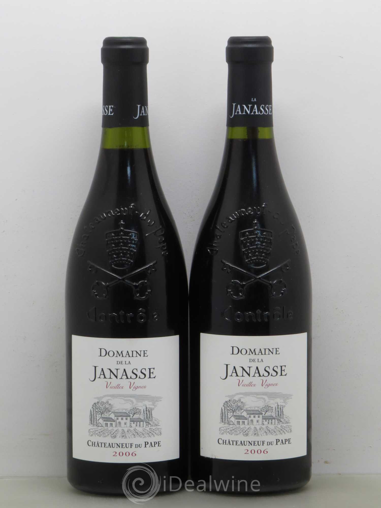 Châteauneuf-du-Pape Cuvée Vieilles Vignes La Janasse (Domaine de) 2006 - Lot de 2 bouteilles - 0