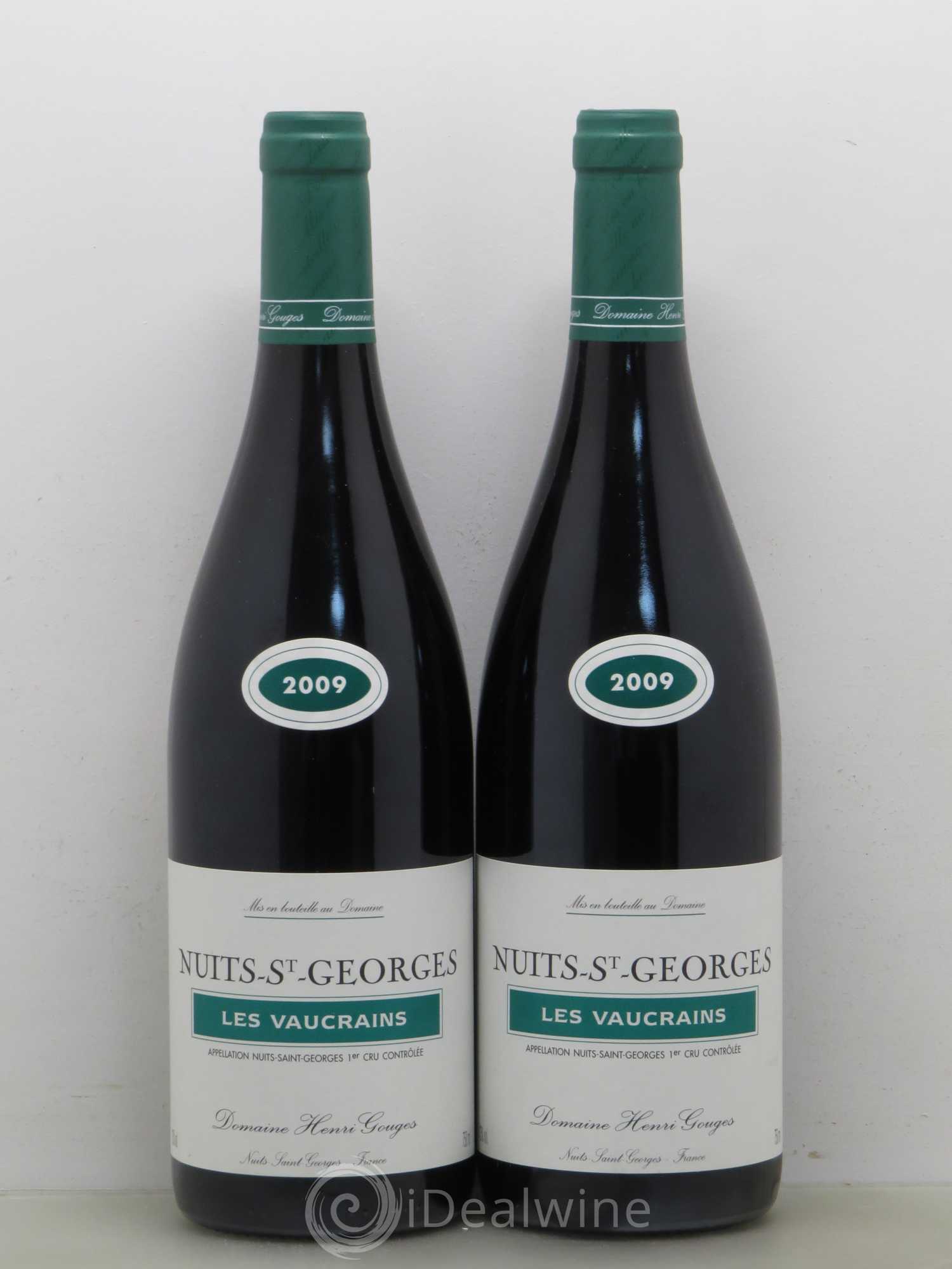 Nuits-Saint-Georges 1er Cru Les Vaucrains Henri Gouges 2009 - Posten von 2 Flaschen - 0