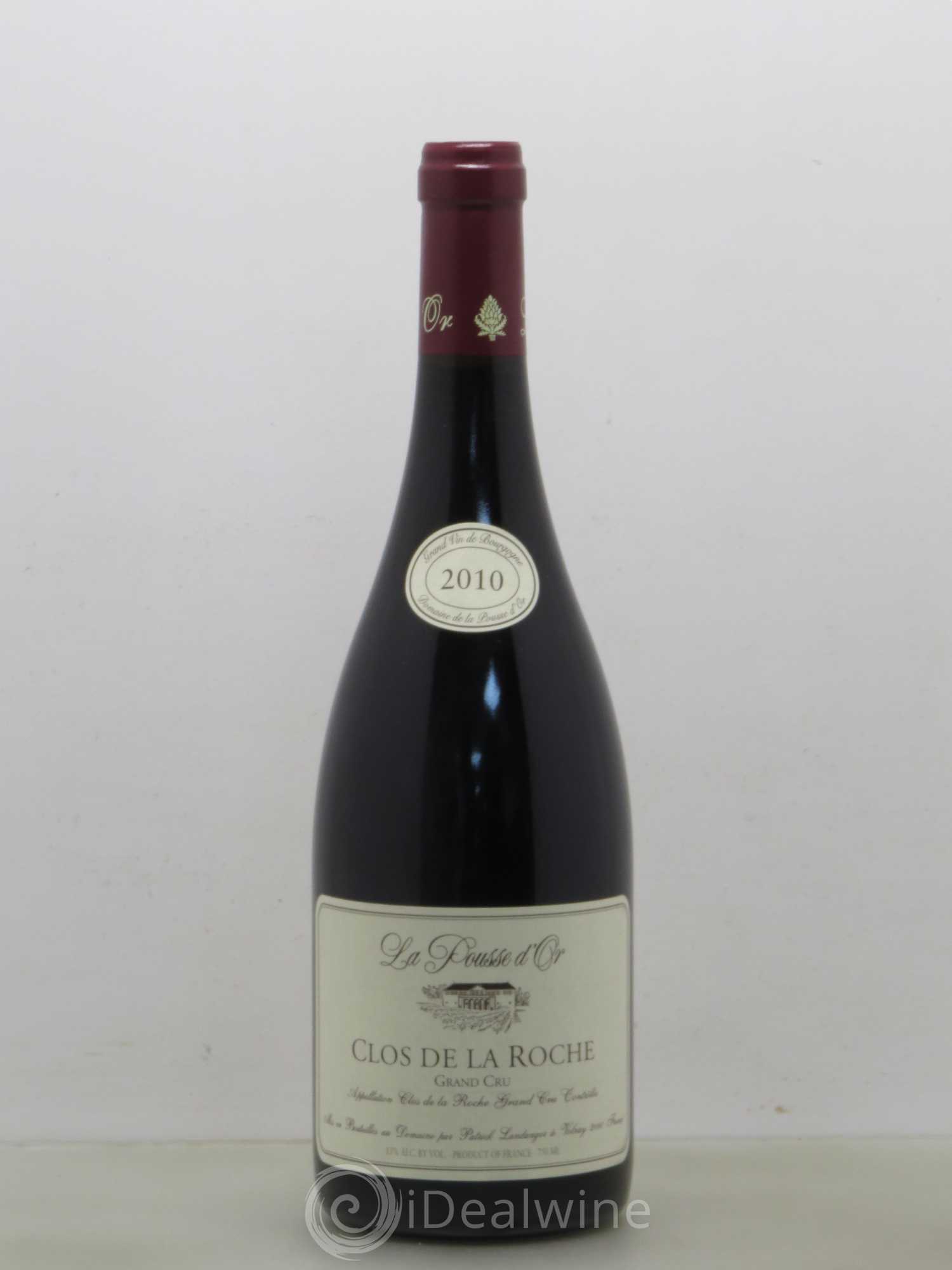 Clos de la Roche Grand Cru La Pousse d'Or (Domaine de) 2010 - Lot de 1 bouteille - 0