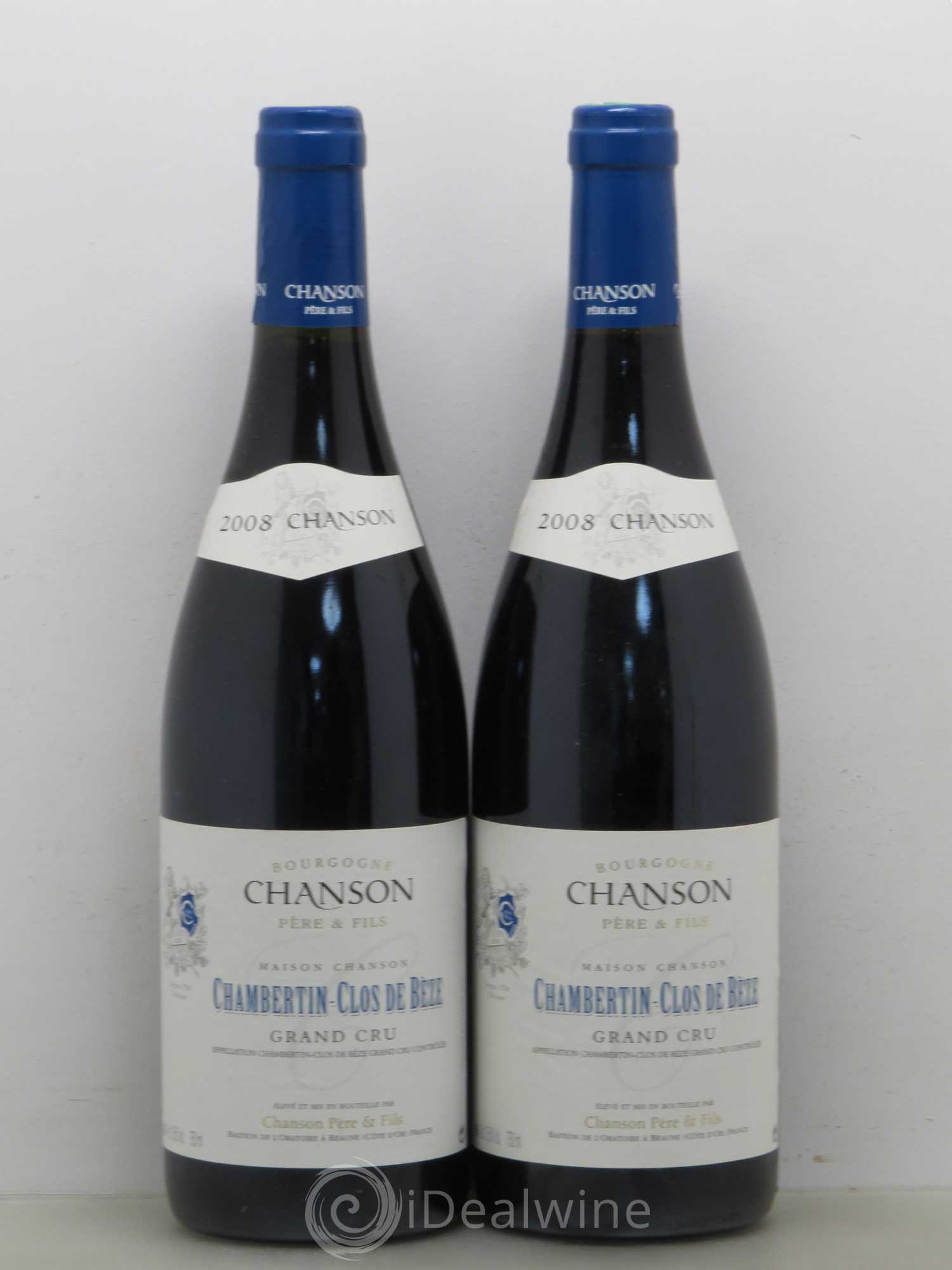 Chambertin Clos de Bèze Grand Cru Chanson 2008 - Lot de 2 bouteilles - 0