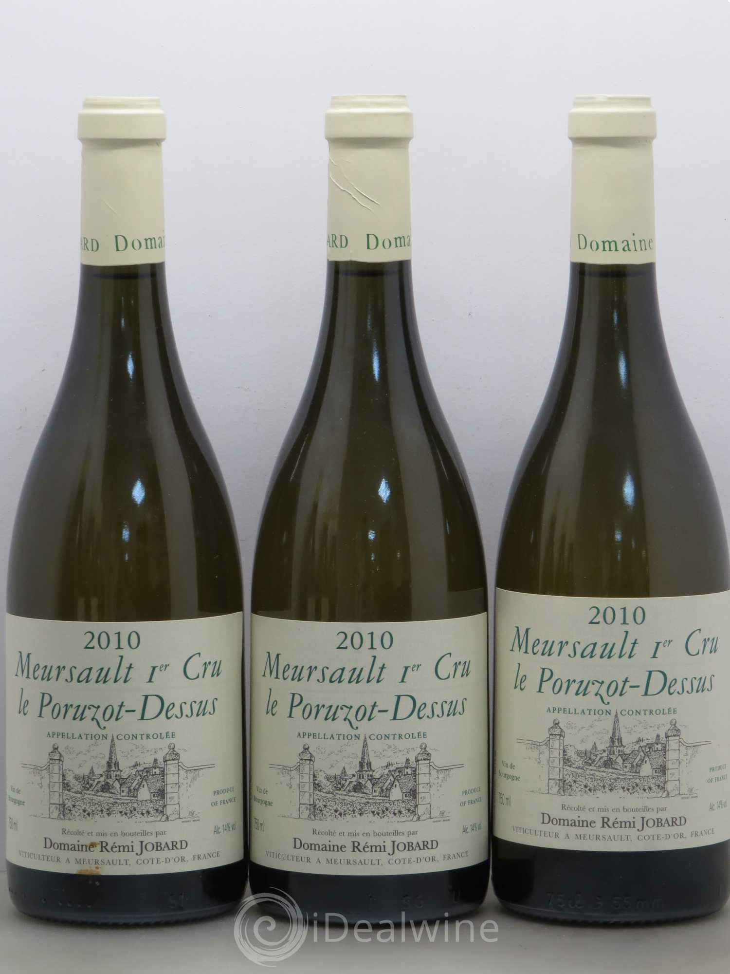 Meursault 1er Cru Le Poruzot-Dessus Rémi Jobard (Domaine) 2010 - Lot de 6 bouteilles - 1