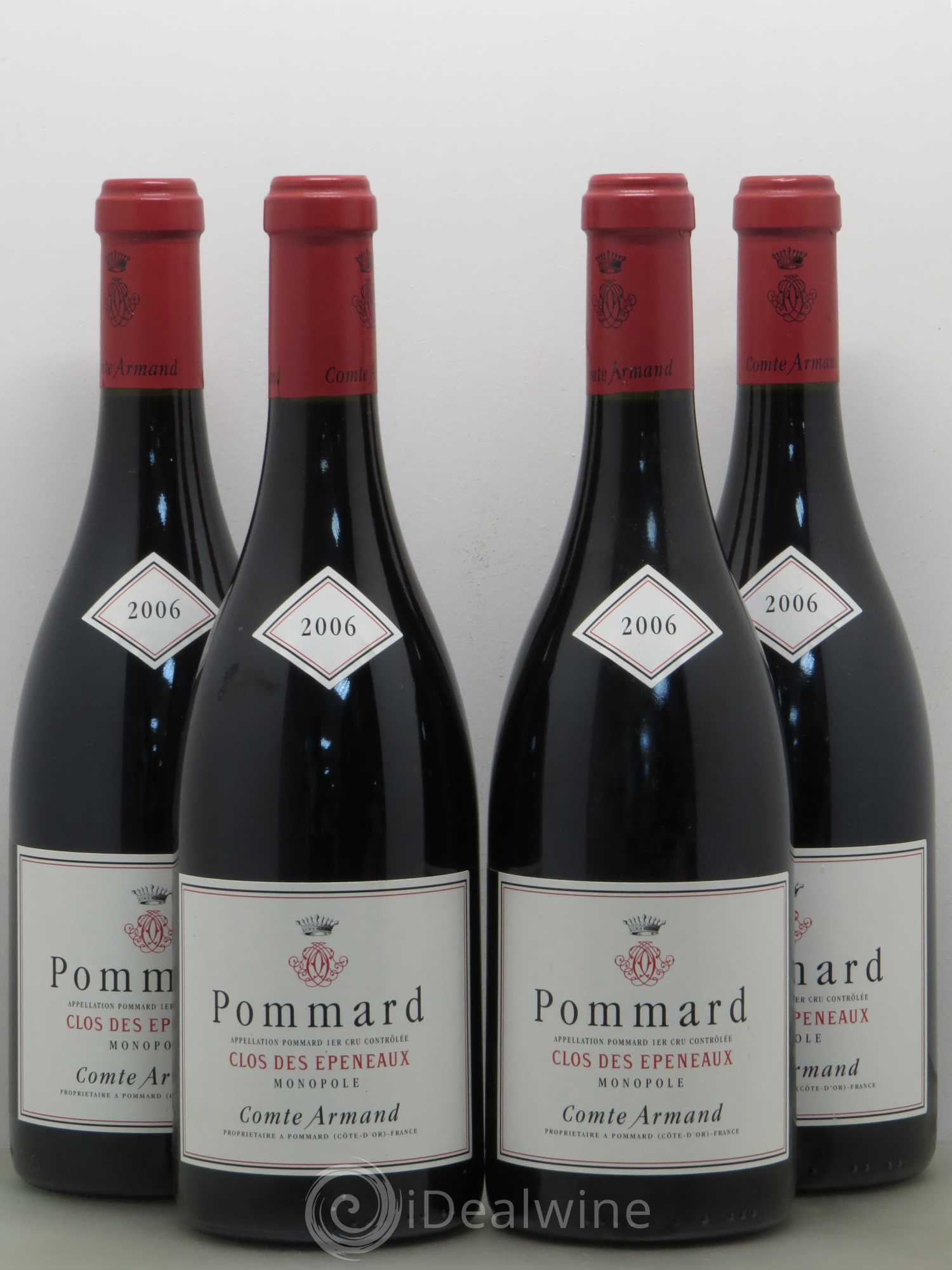 Pommard 1er Cru Clos des Epeneaux Comte Armand 2006 - Lot de 4 bouteilles - 0