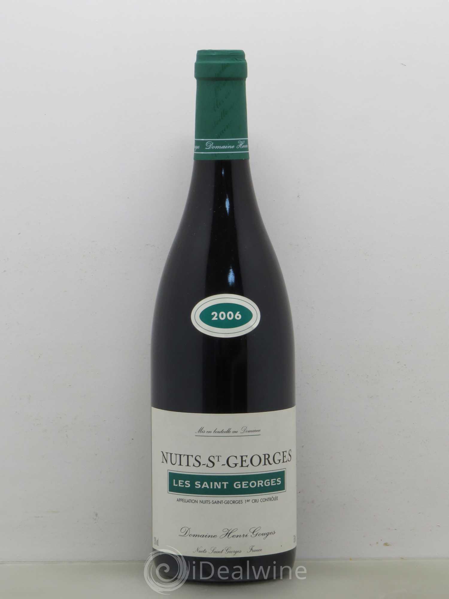 Nuits-Saint-Georges 1er Cru Les Saints Georges Henri Gouges 2006 - Lot de 1 bouteille - 0