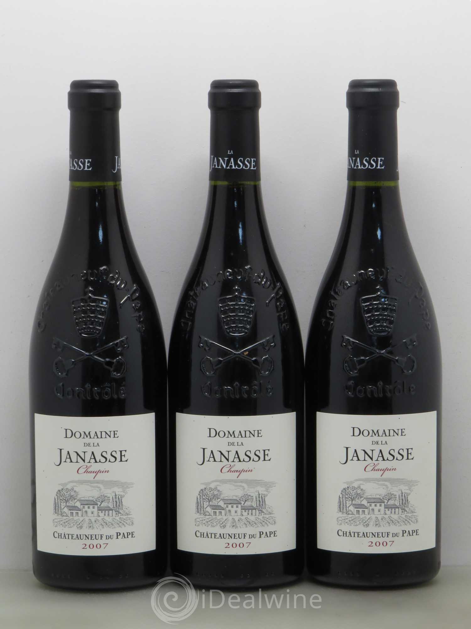 Châteauneuf-du-Pape Cuvée Chaupin La Janasse (Domaine de) 2007 - Lot de 6 bouteilles - 1