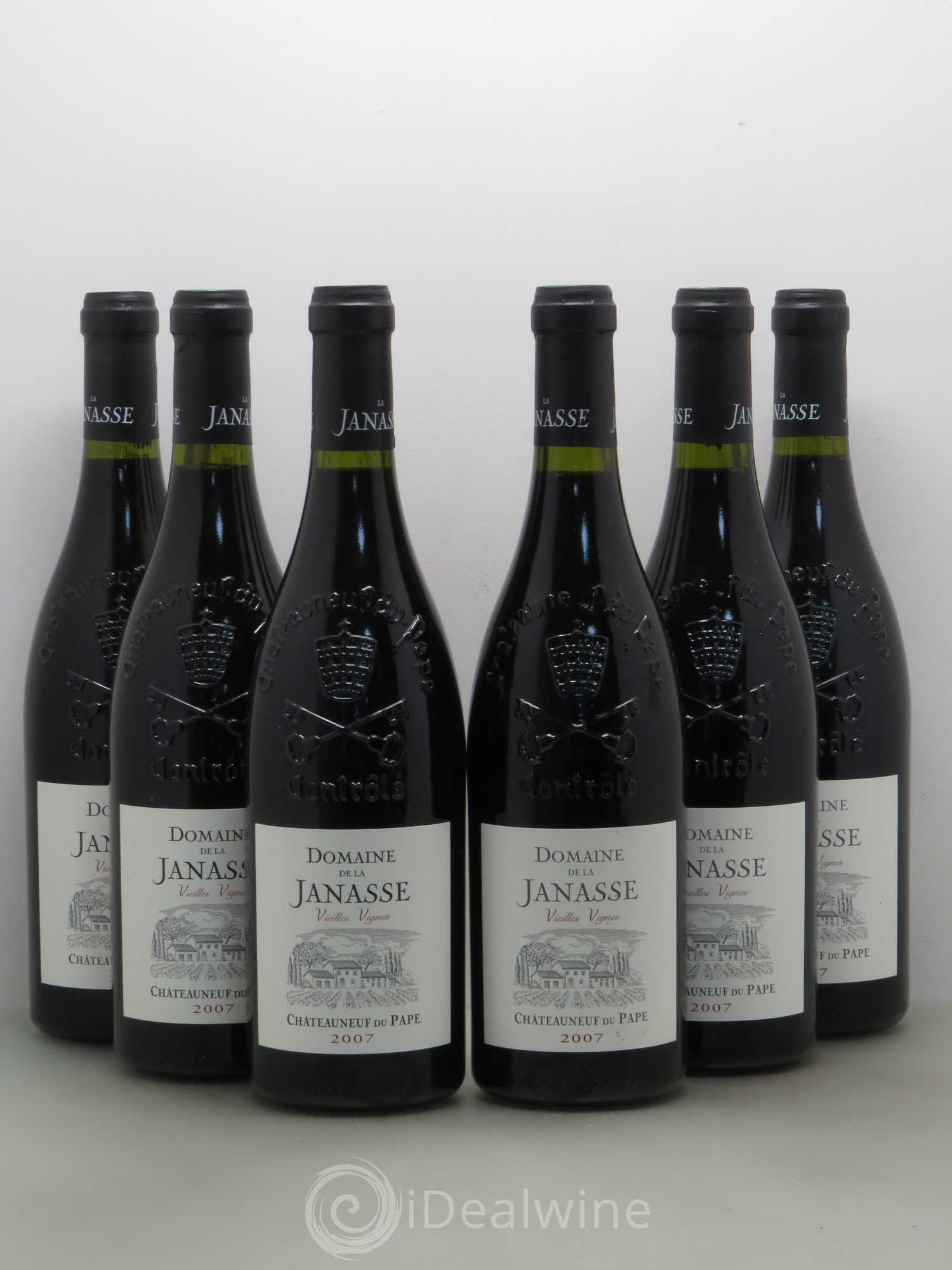 Châteauneuf-du-Pape Cuvée Vieilles Vignes La Janasse (Domaine de) 2007 - Lot de 6 bouteilles - 0
