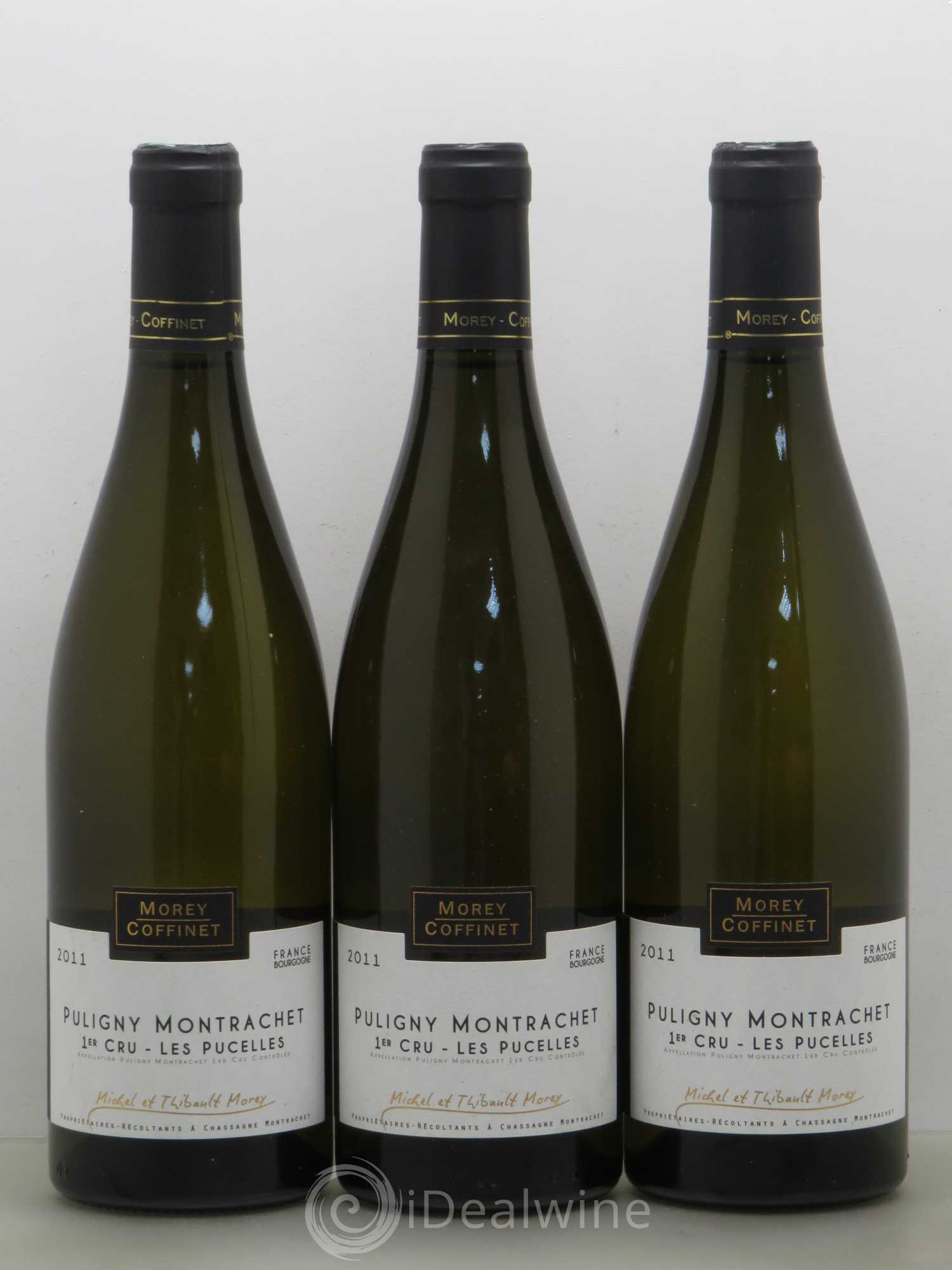 Puligny-Montrachet 1er Cru Les Pucelles Morey Coffinet 2011 - Posten von 3 Flaschen - 0
