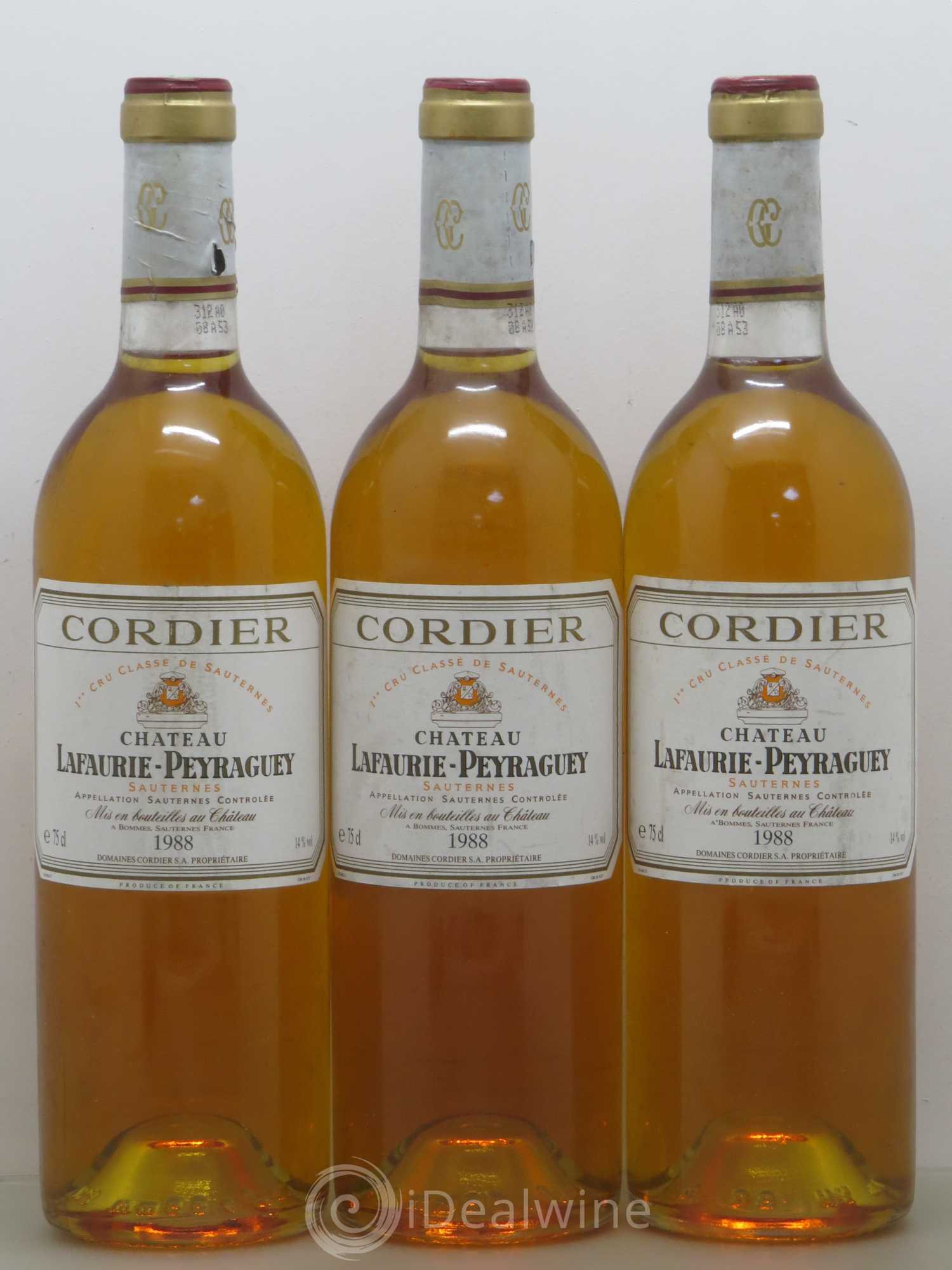 Château Lafaurie-Peyraguey 1er Grand Cru Classé 1988 - Lotto di 6 bottiglie - 2