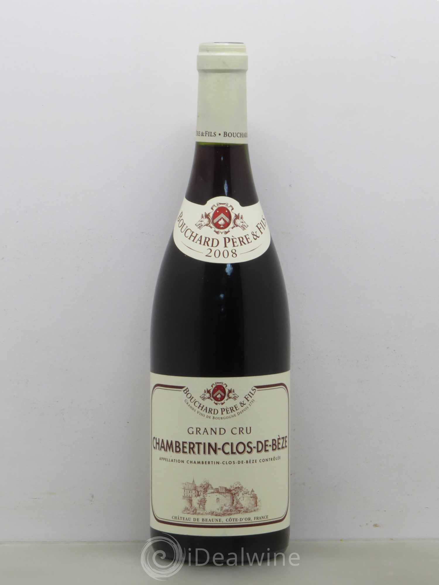 Chambertin Clos de Bèze Grand Cru Bouchard Père & Fils 2008 - Lot de 1 bouteille - 0