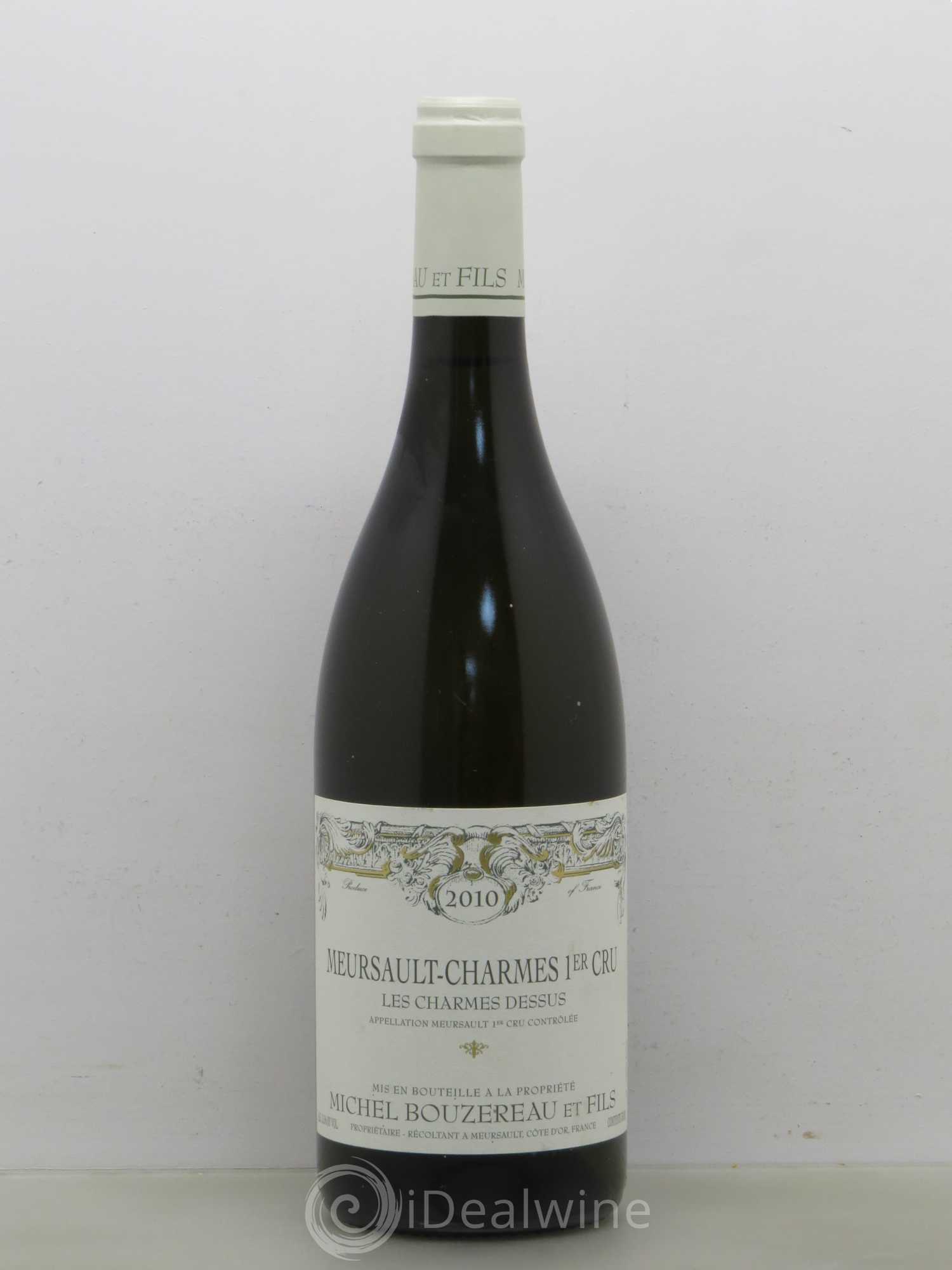 Meursault 1er Cru Charmes Les Charmes Dessus Michel Bouzereau et Fils (Domaine) Les Charmes dessus 2010 - Posten von 1 Flasche - 0