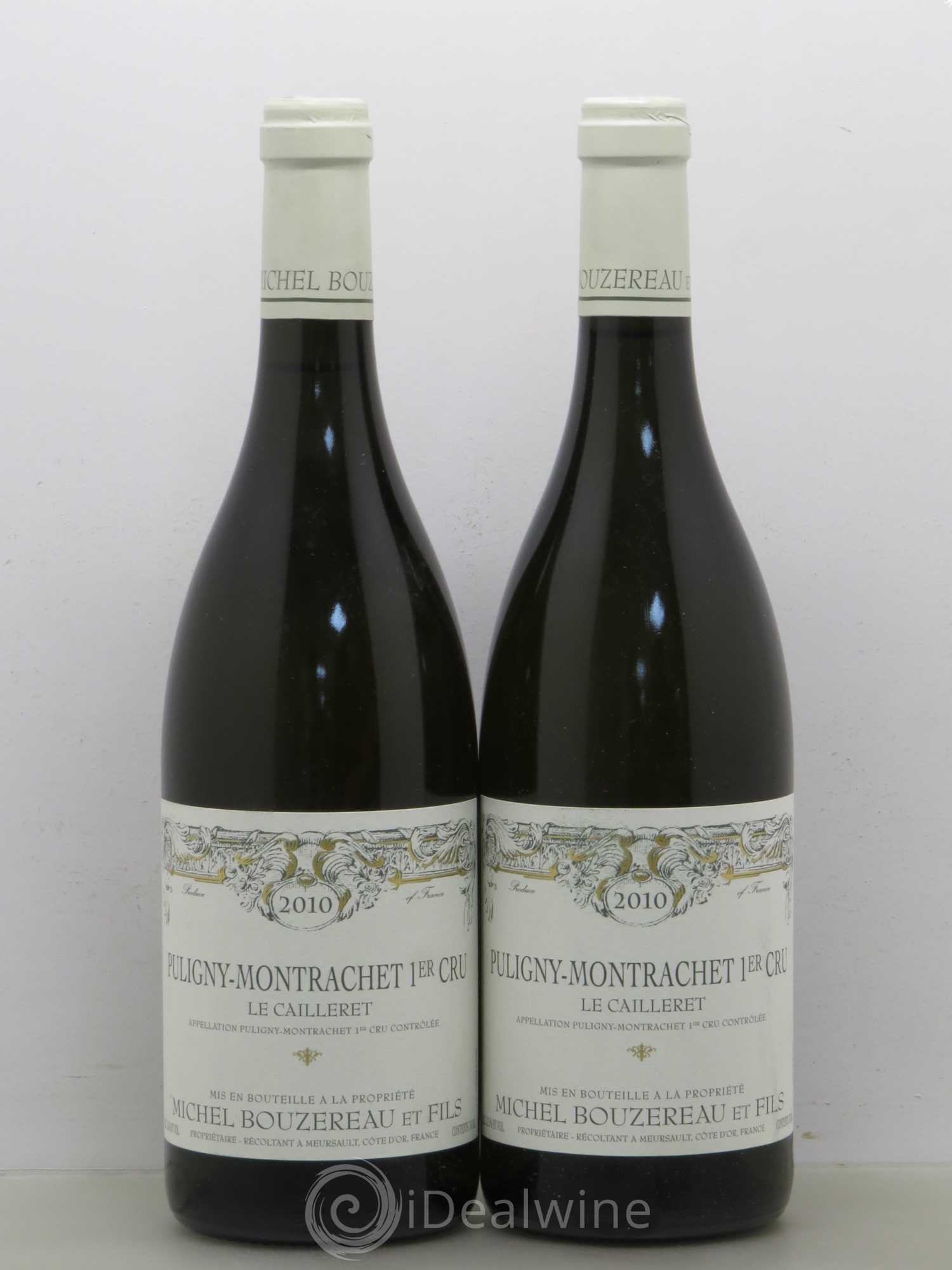 Puligny-Montrachet 1er Cru Le Cailleret Michel Bouzereau et Fils (Domaine) 2010 - Lot de 2 bouteilles - 0