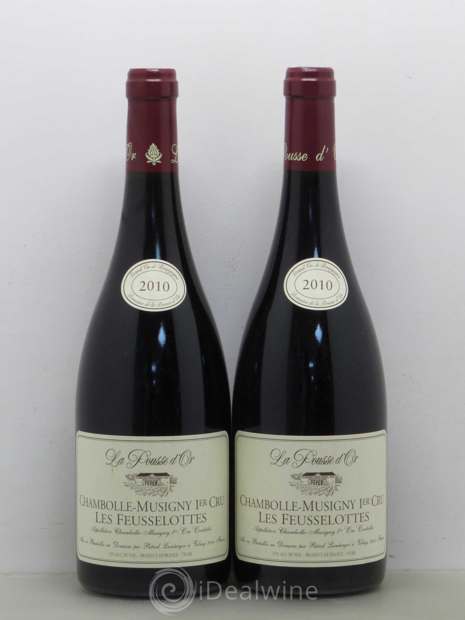 Chambolle-Musigny 1er Cru Les Feusselottes La Pousse d'Or (Domaine de) 2010 - Lot de 2 bouteilles - 0