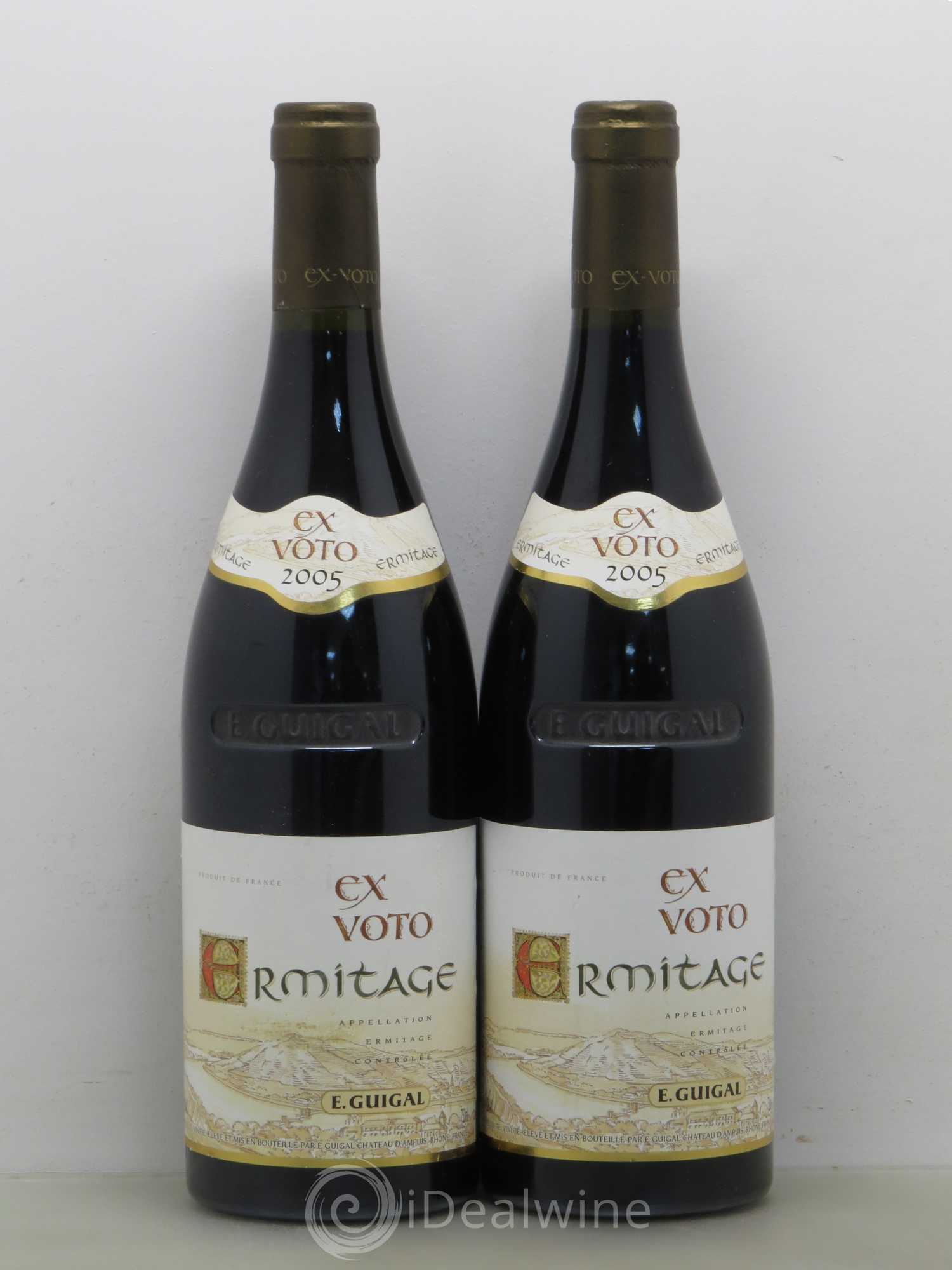 Ermitage Ex Voto Guigal 2005 - Lot de 2 bouteilles - 0