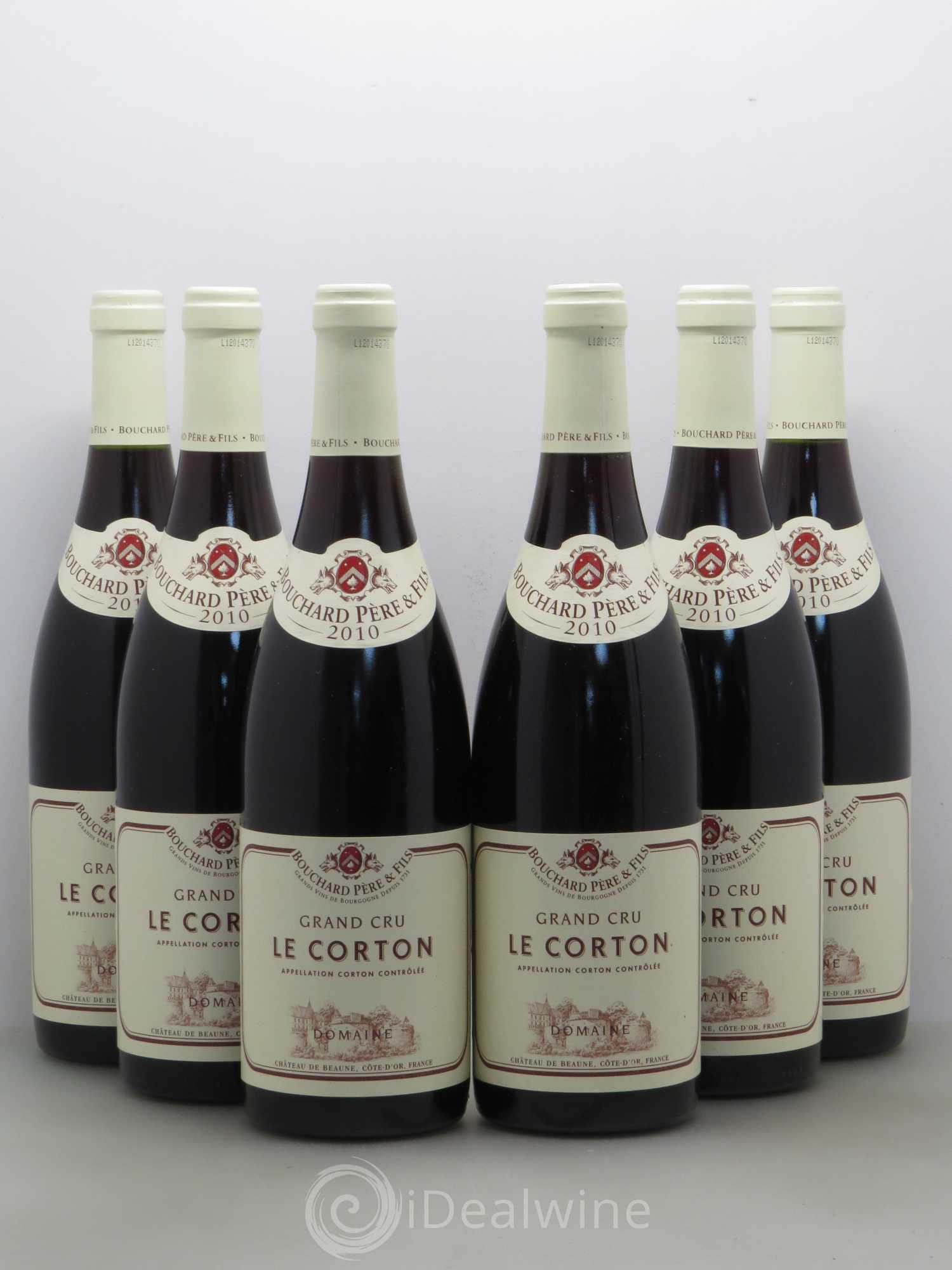 Corton Grand Cru Le Corton Bouchard Père & Fils 2010 - Lot de 6 bouteilles - 0