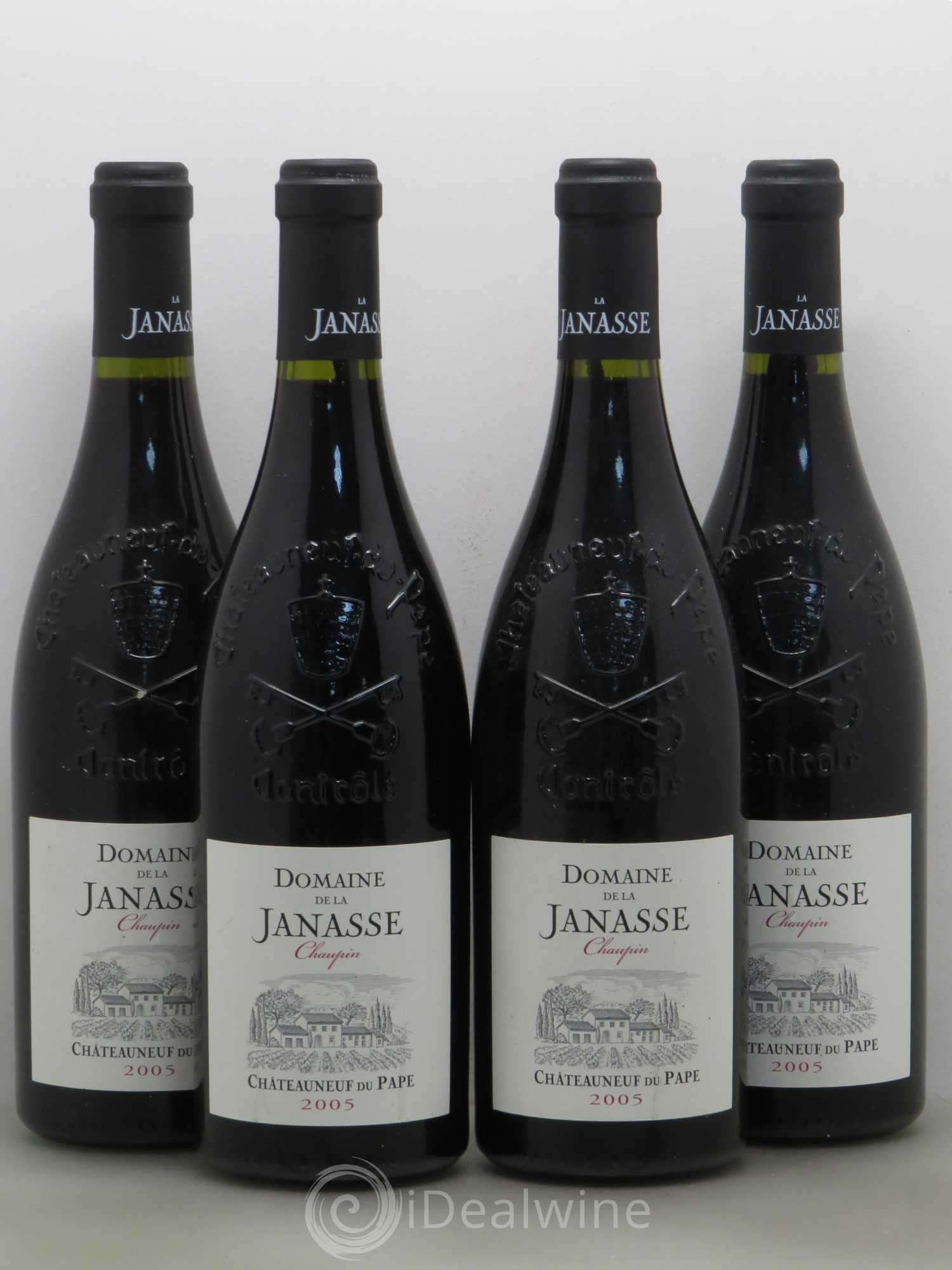 Châteauneuf-du-Pape Cuvée Chaupin La Janasse (Domaine de) 2005 - Lot de 4 bouteilles - 0