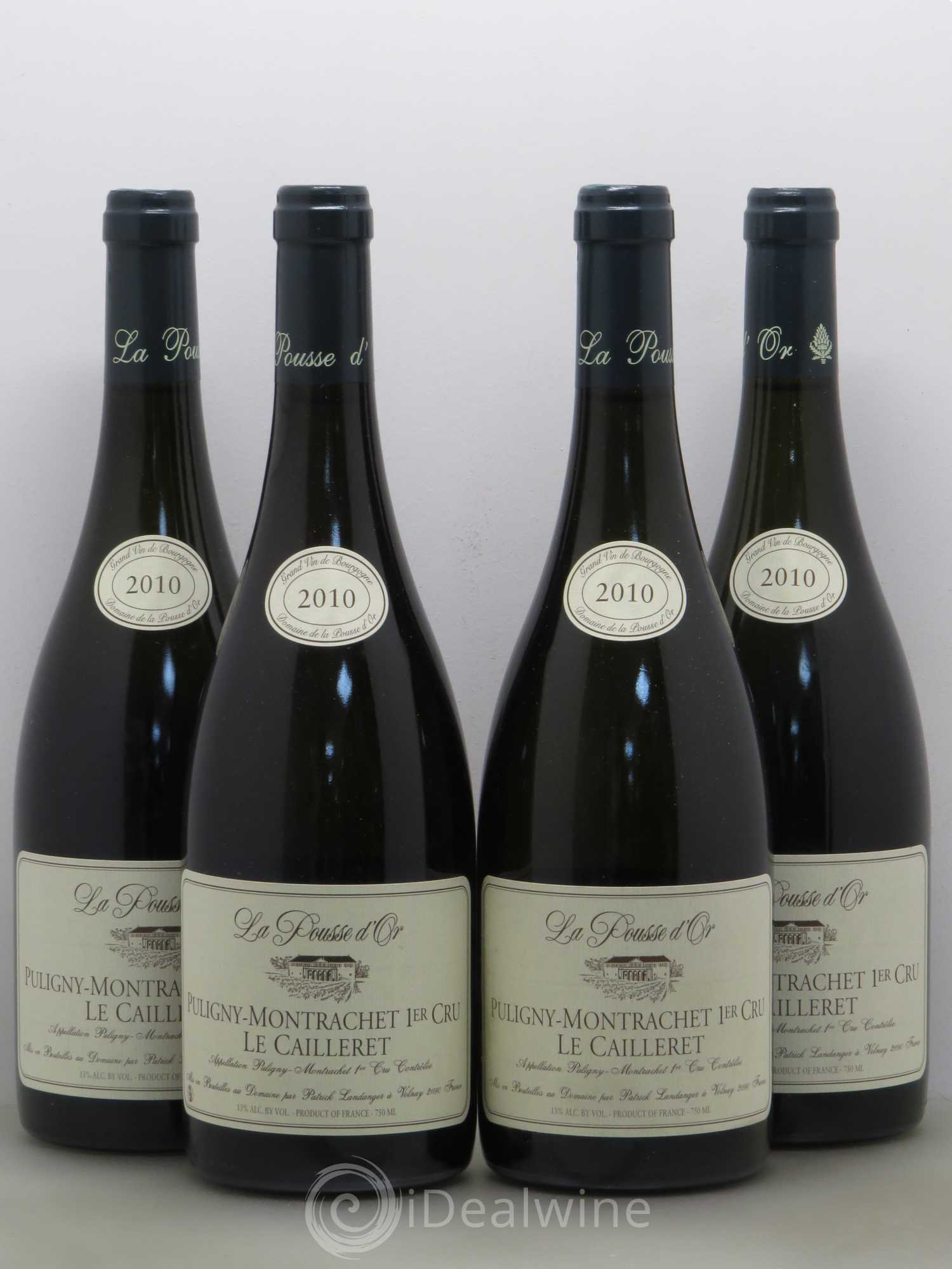 Puligny-Montrachet 1er Cru Le Cailleret La Pousse d'Or (Domaine de) 2010 - Lot de 4 bouteilles - 0