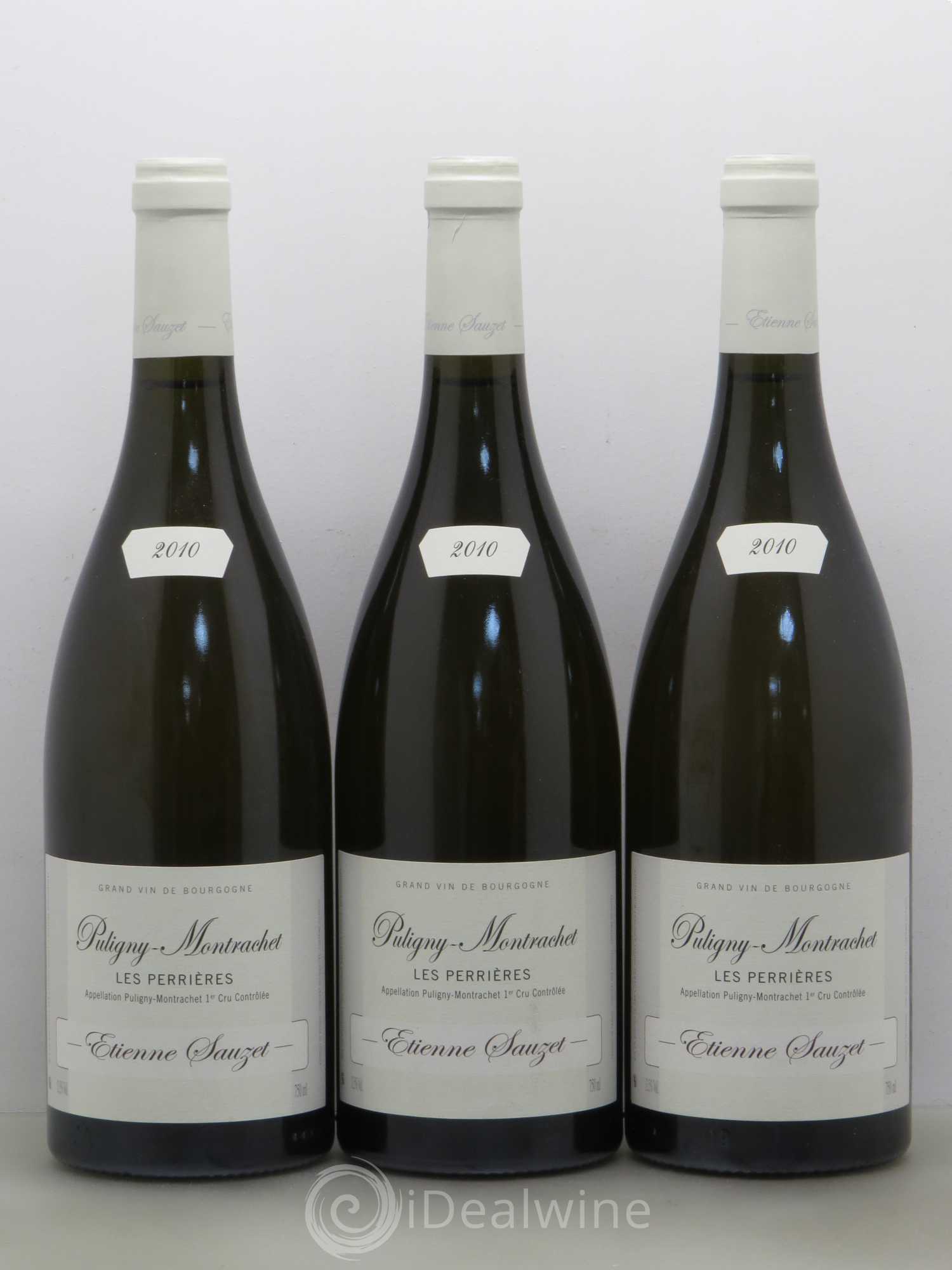 Puligny-Montrachet 1er Cru Les Perrières Etienne Sauzet 2010 - Lot de 3 bouteilles - 0