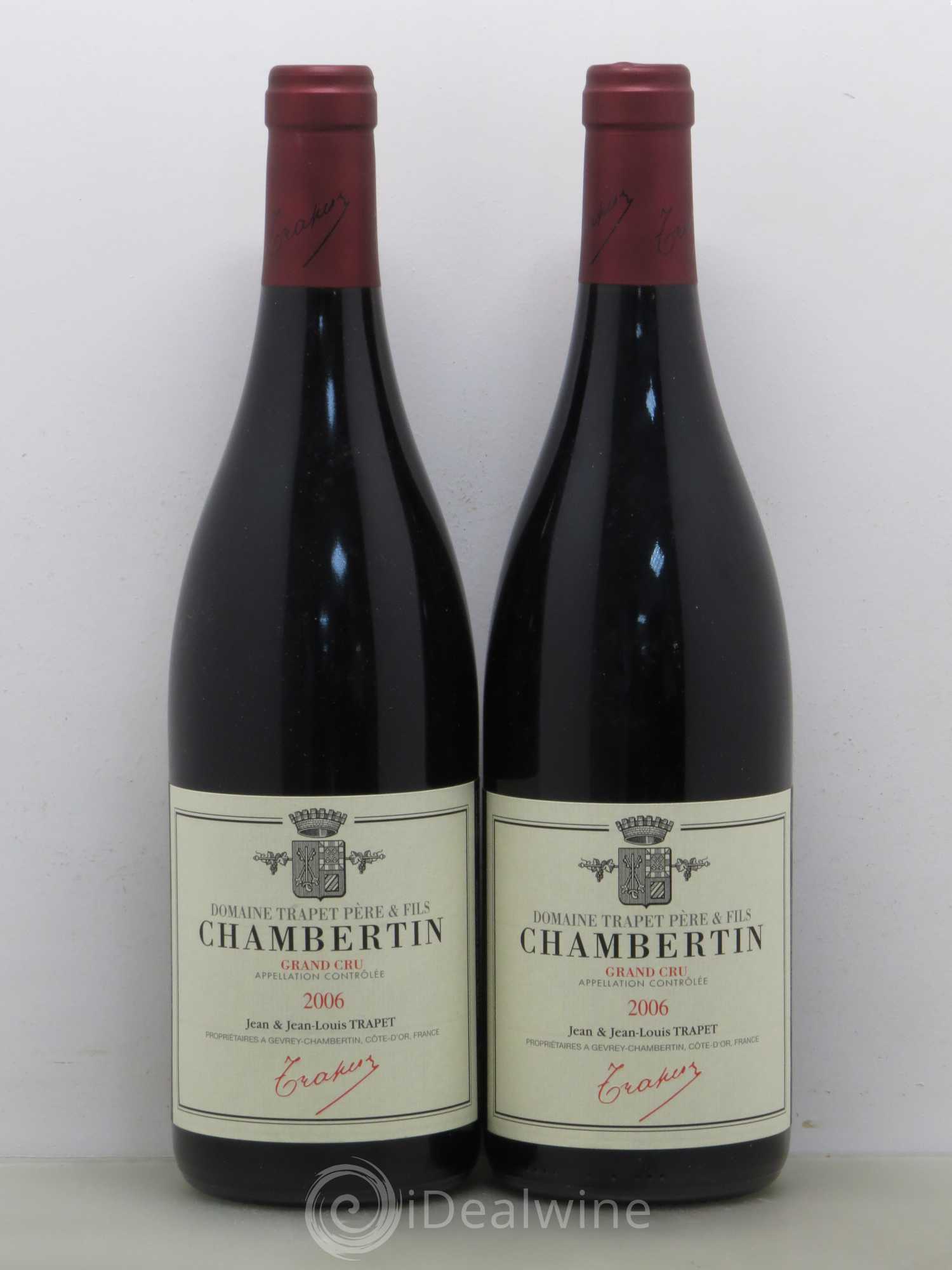 Chambertin Grand Cru Domaine Trapet 2006 - Lot de 2 bouteilles - 0