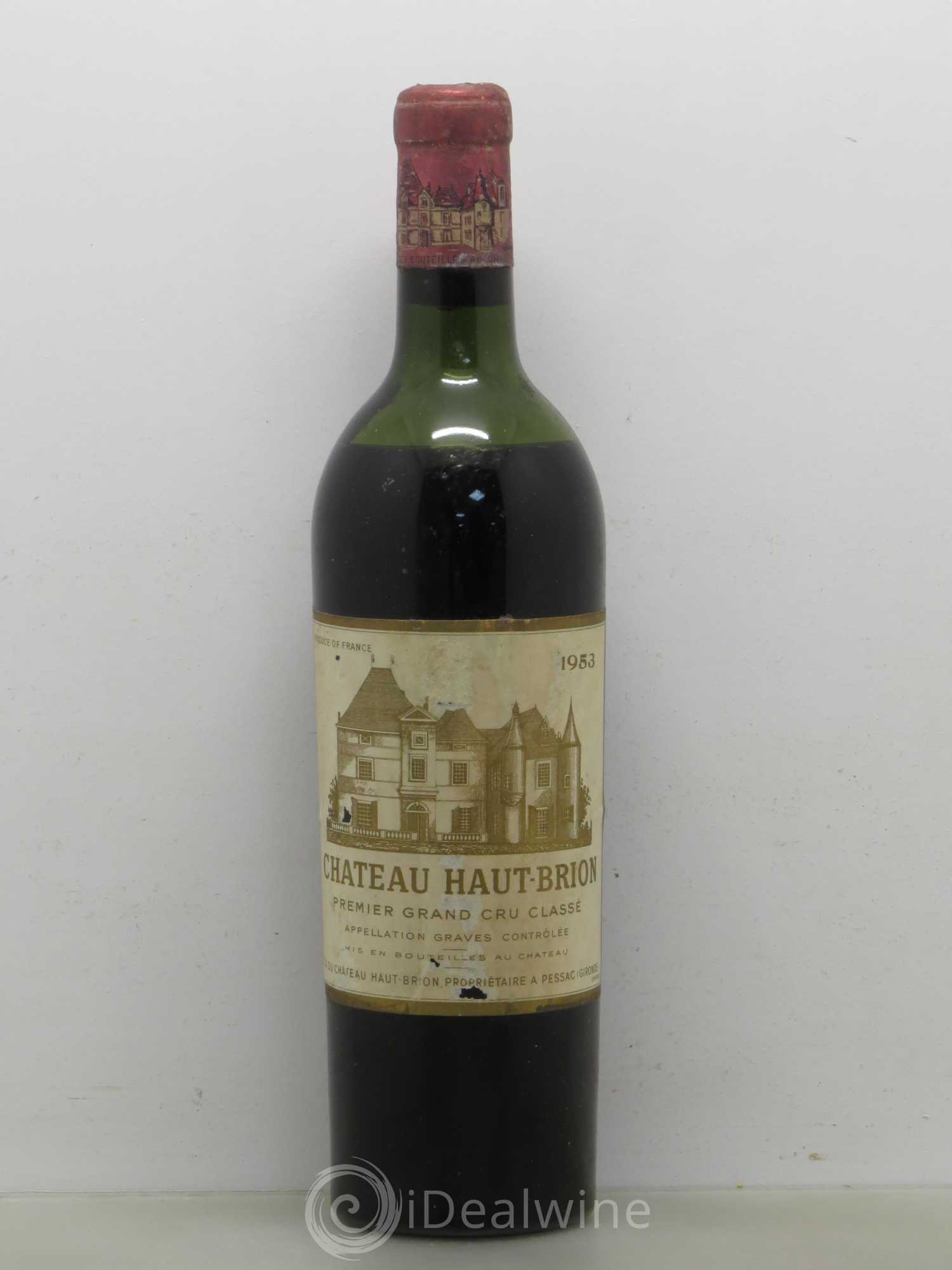 Château Haut Brion 1er Grand Cru Classé 1953 - Lot de 1 bouteille - 0