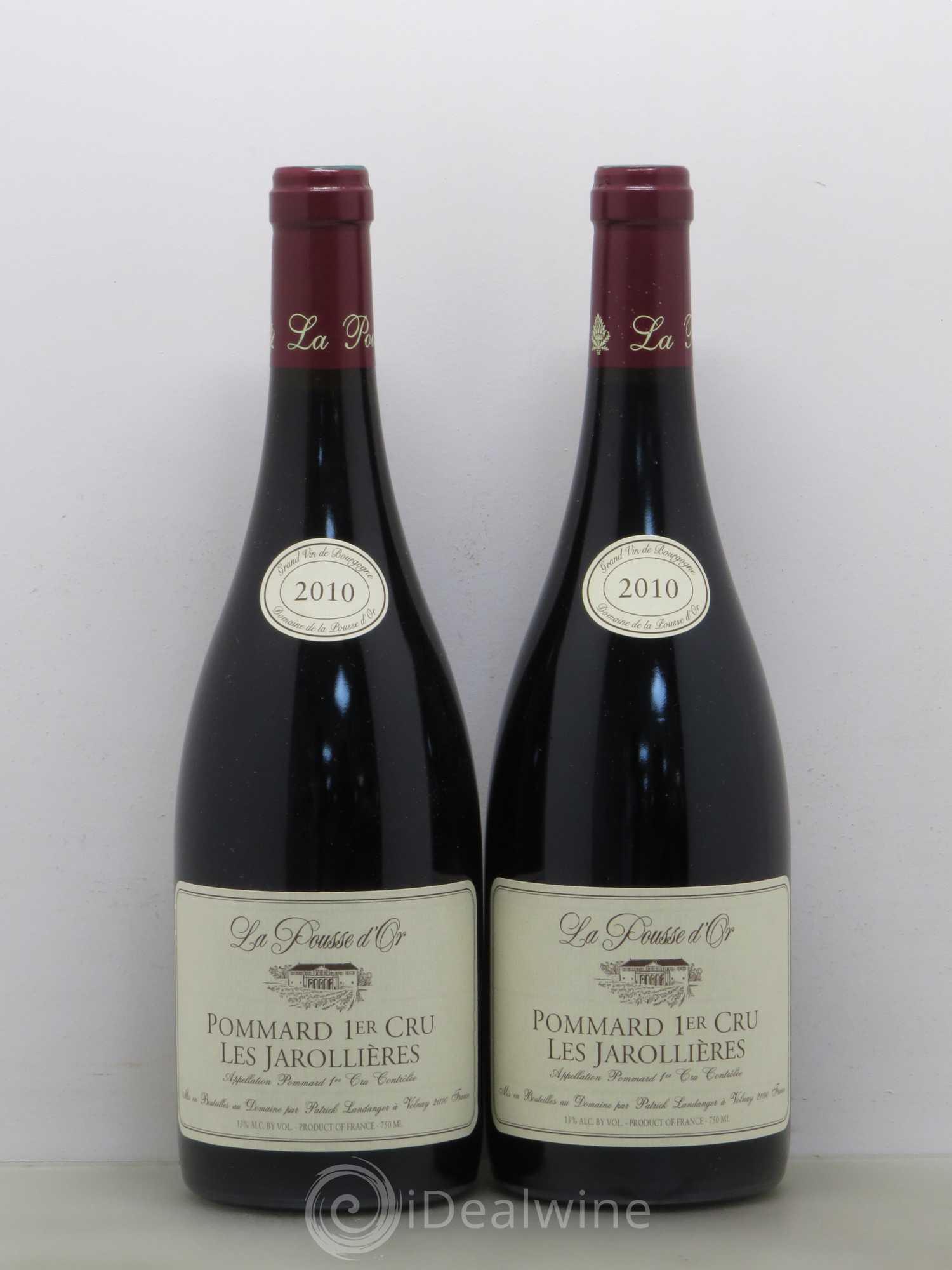 Pommard 1er Cru Les Jarollières La Pousse d'Or (Domaine de) 2010 - Lot de 5 bouteilles - 2