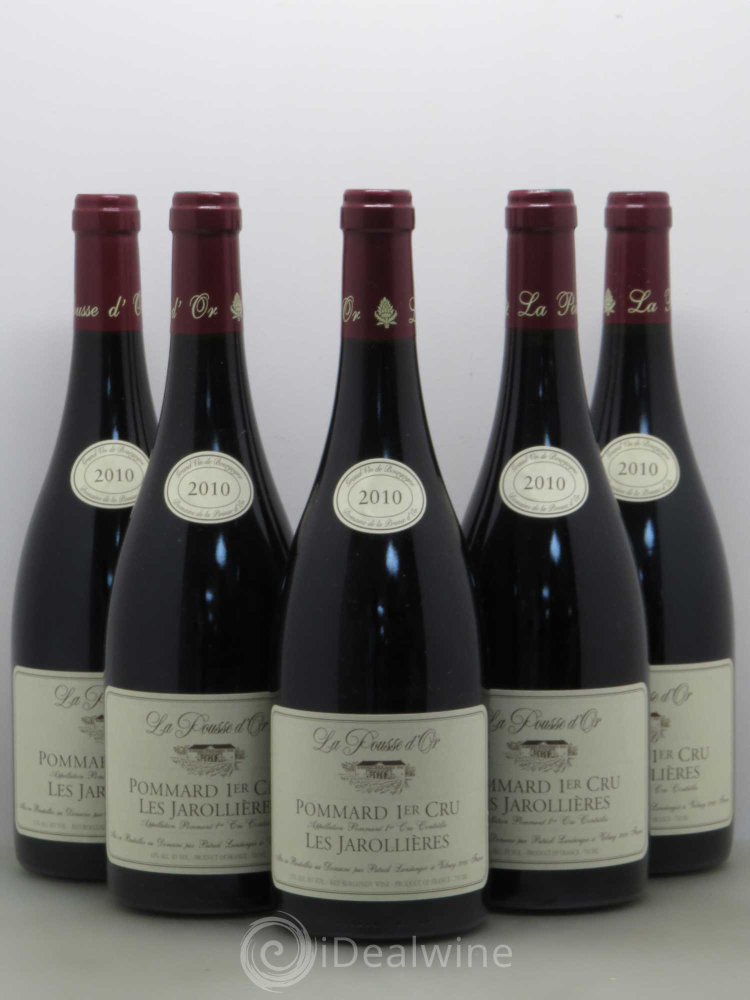 Pommard 1er Cru Les Jarollières La Pousse d'Or (Domaine de) 2010 - Lot de 5 bouteilles - 0