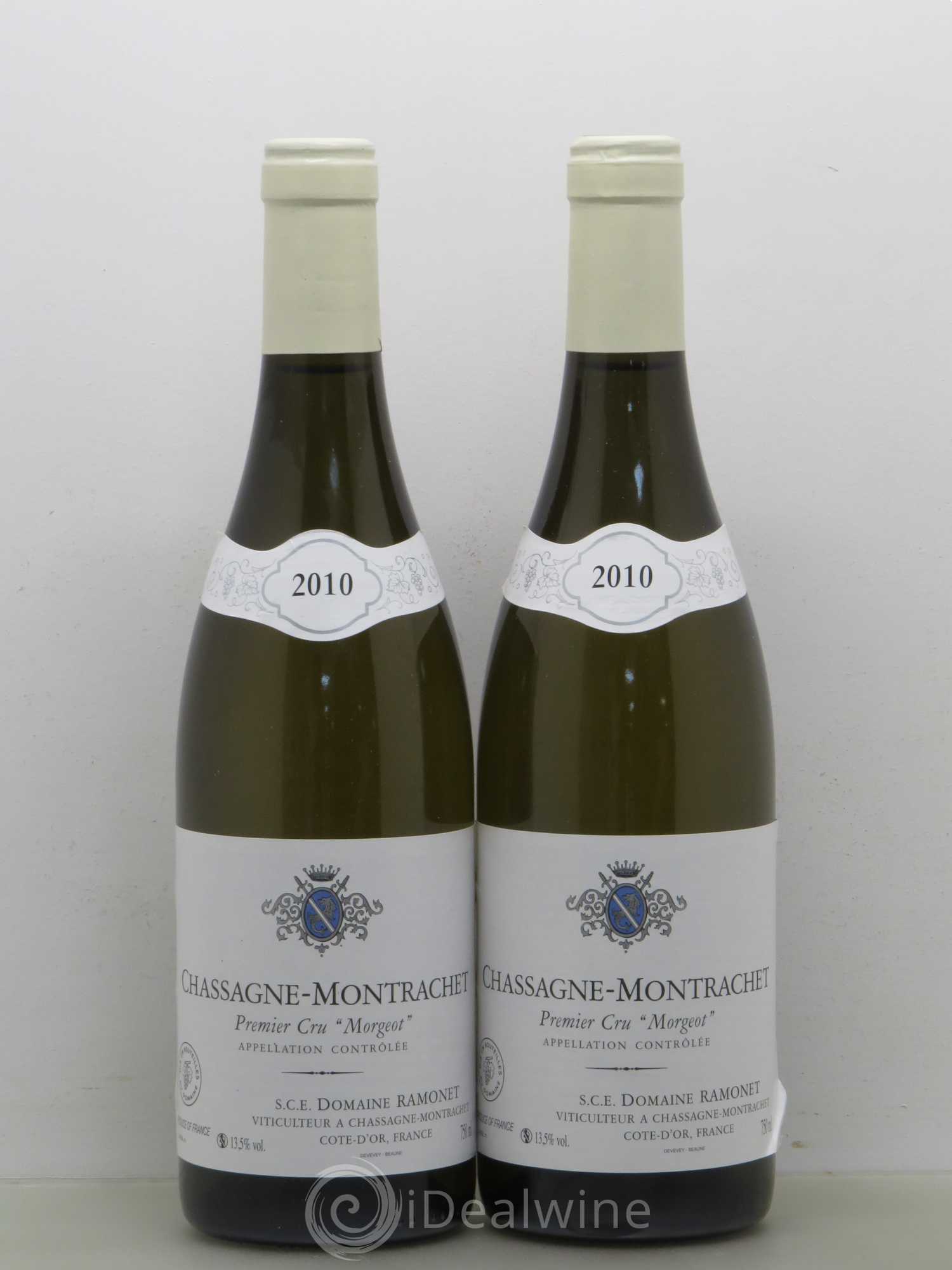 Chassagne-Montrachet 1er Cru Morgeot Ramonet (Domaine) 2010 - Lot de 2 bouteilles - 0