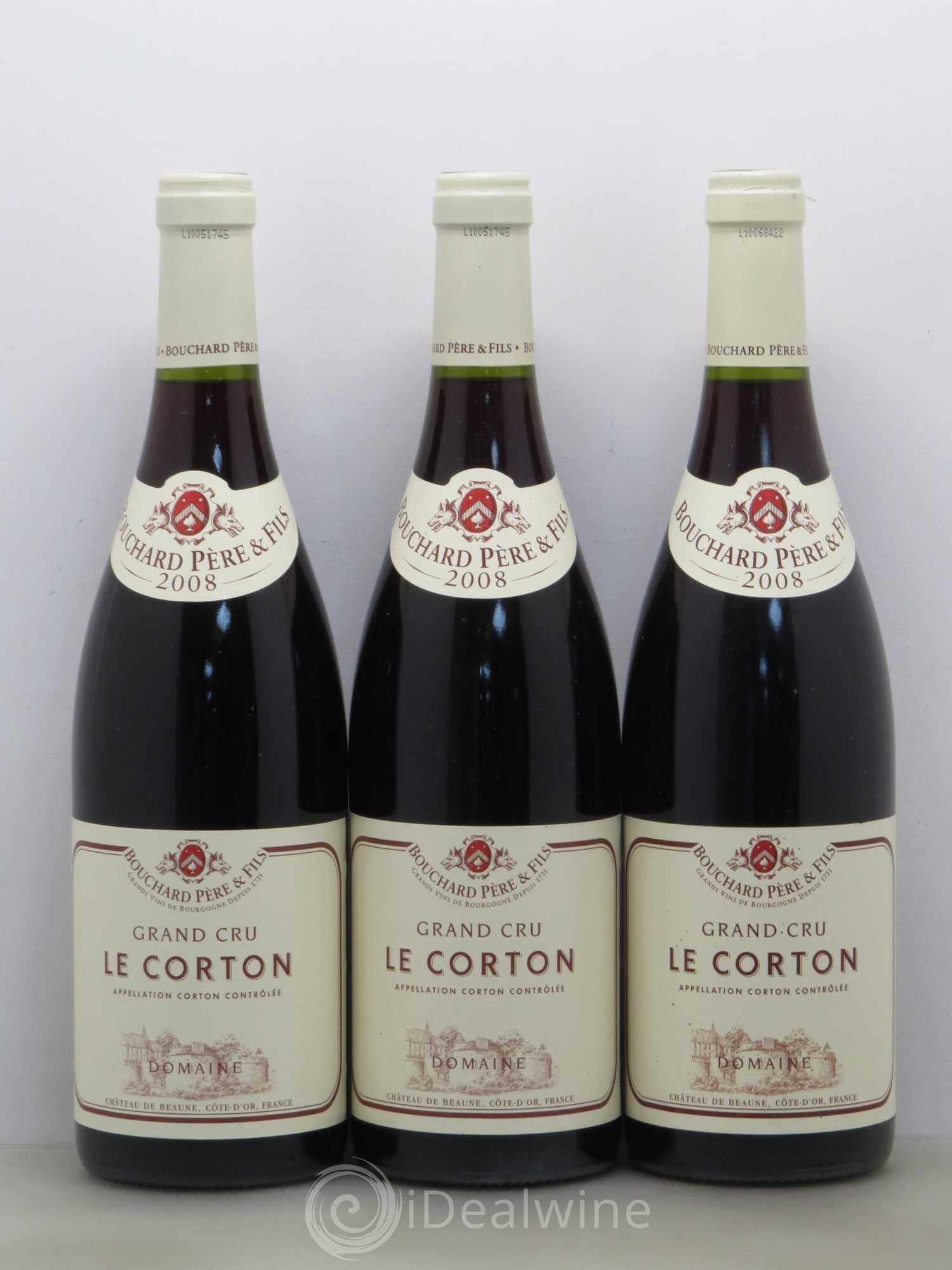 Corton Grand Cru Le Corton Bouchard Père & Fils 2008 - Lot de 6 bouteilles - 2