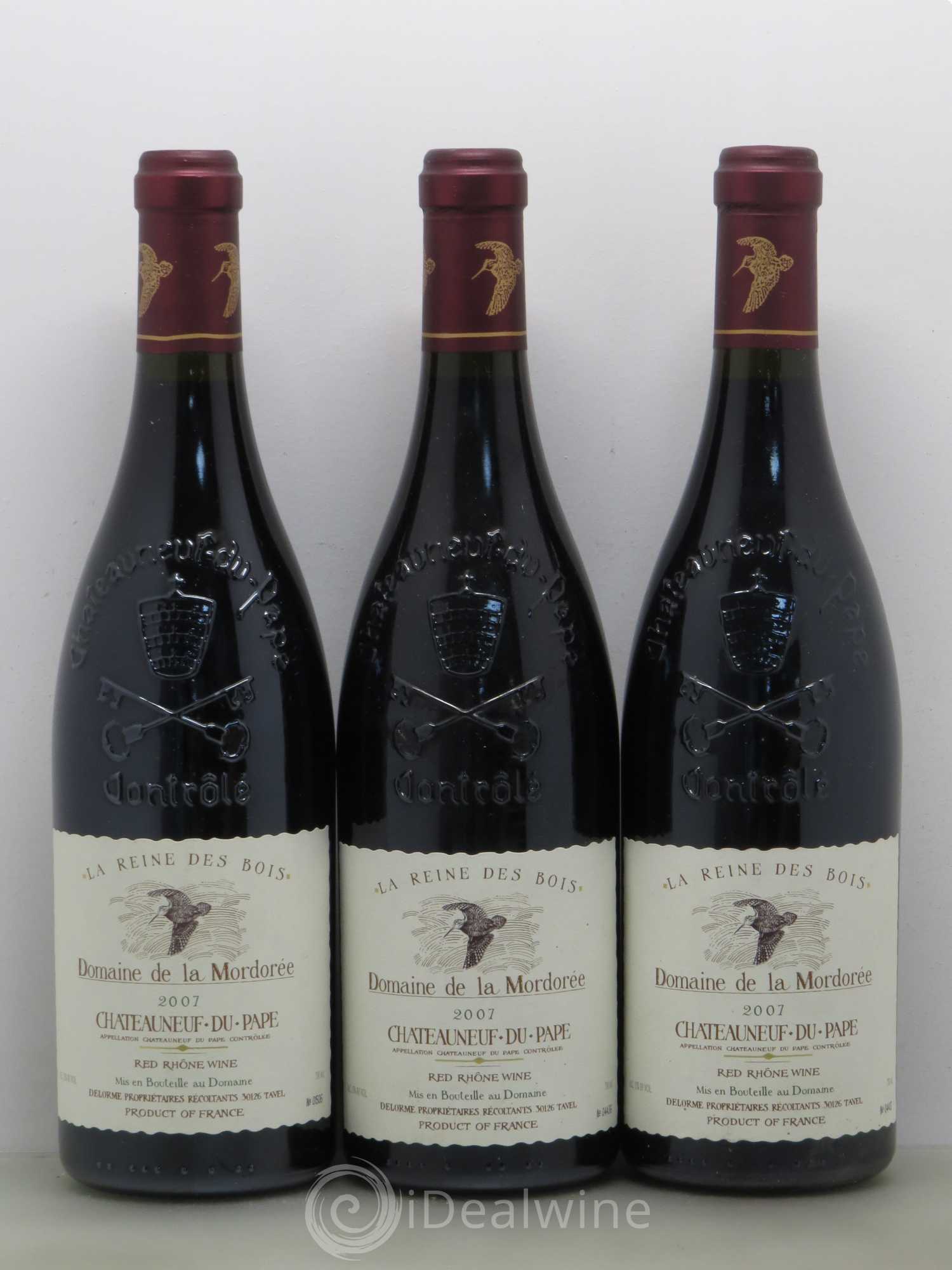 Châteauneuf-du-Pape  Cuvée de la Reine des Bois La Mordorée (Domaine de) 2007 - Lot de 6 bouteilles - 2