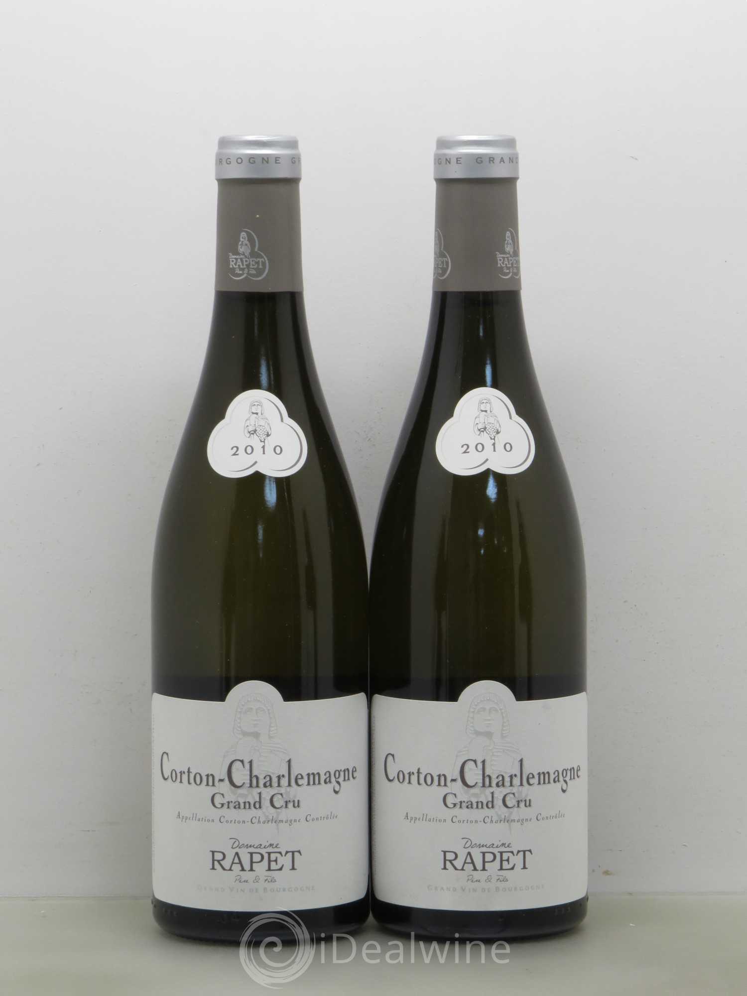 Corton-Charlemagne Grand Cru Rapet Père & Fils 2010 - Posten von 2 Flaschen - 0