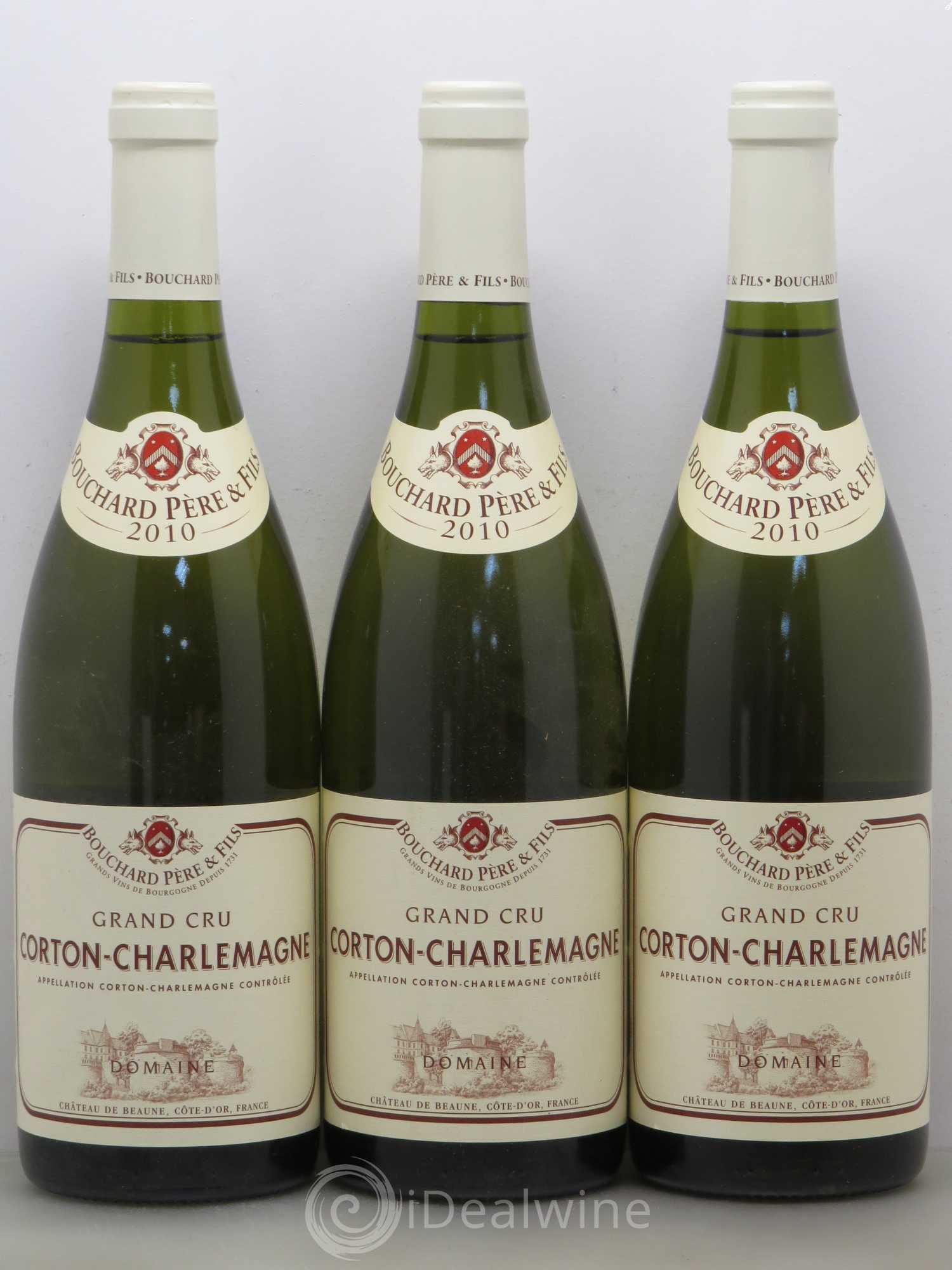 Corton-Charlemagne Grand Cru Bouchard Père & Fils 2010 - Lot de 3 bouteilles - 0