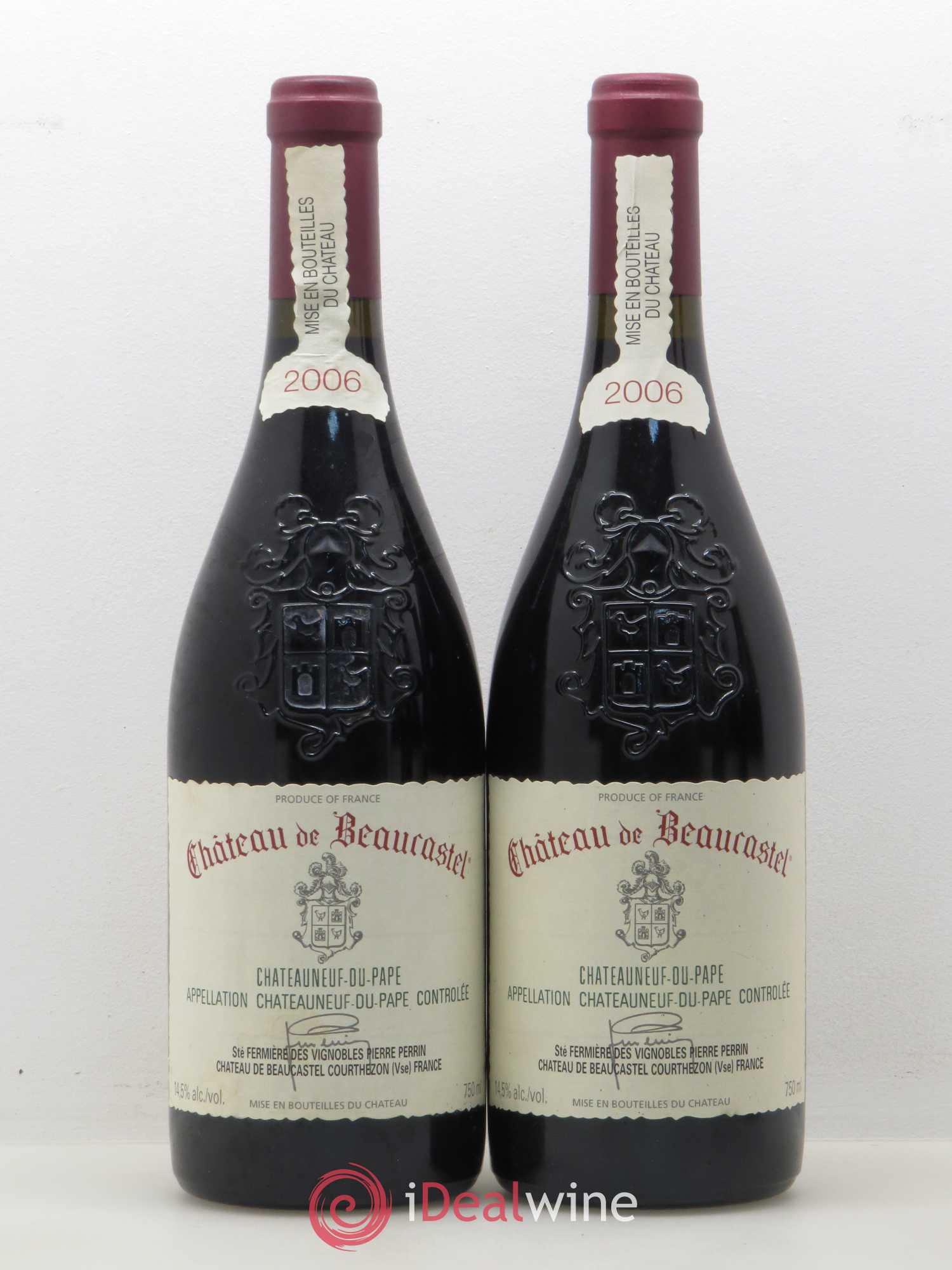 Châteauneuf-du-Pape Château de Beaucastel Famille Perrin 2006 - Lot de 5 bouteilles - 2
