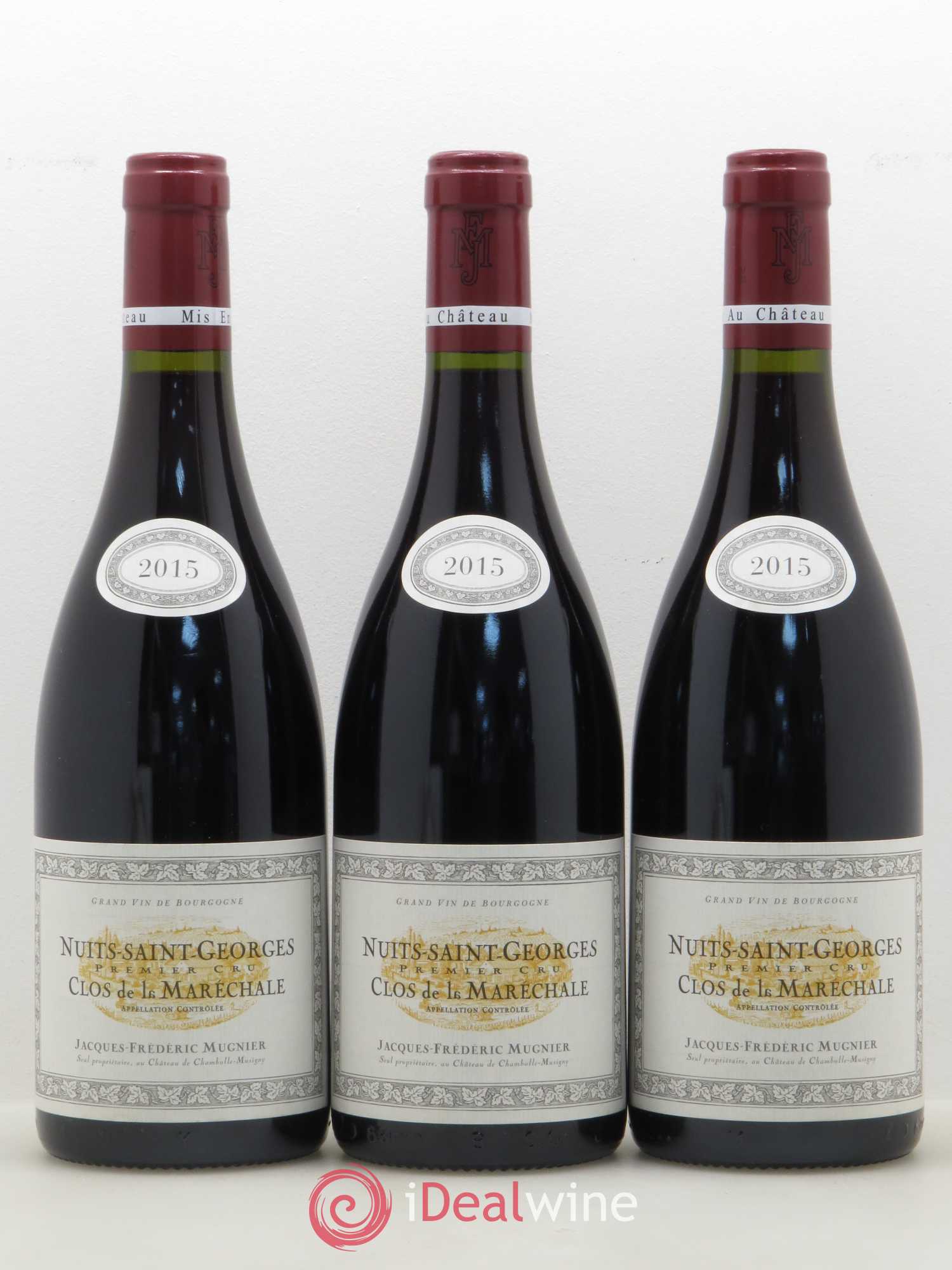 Nuits-Saint-Georges 1er Cru Clos de La Maréchale Jacques-Frédéric Mugnier 2015 - Lot de 3 bouteilles - 0